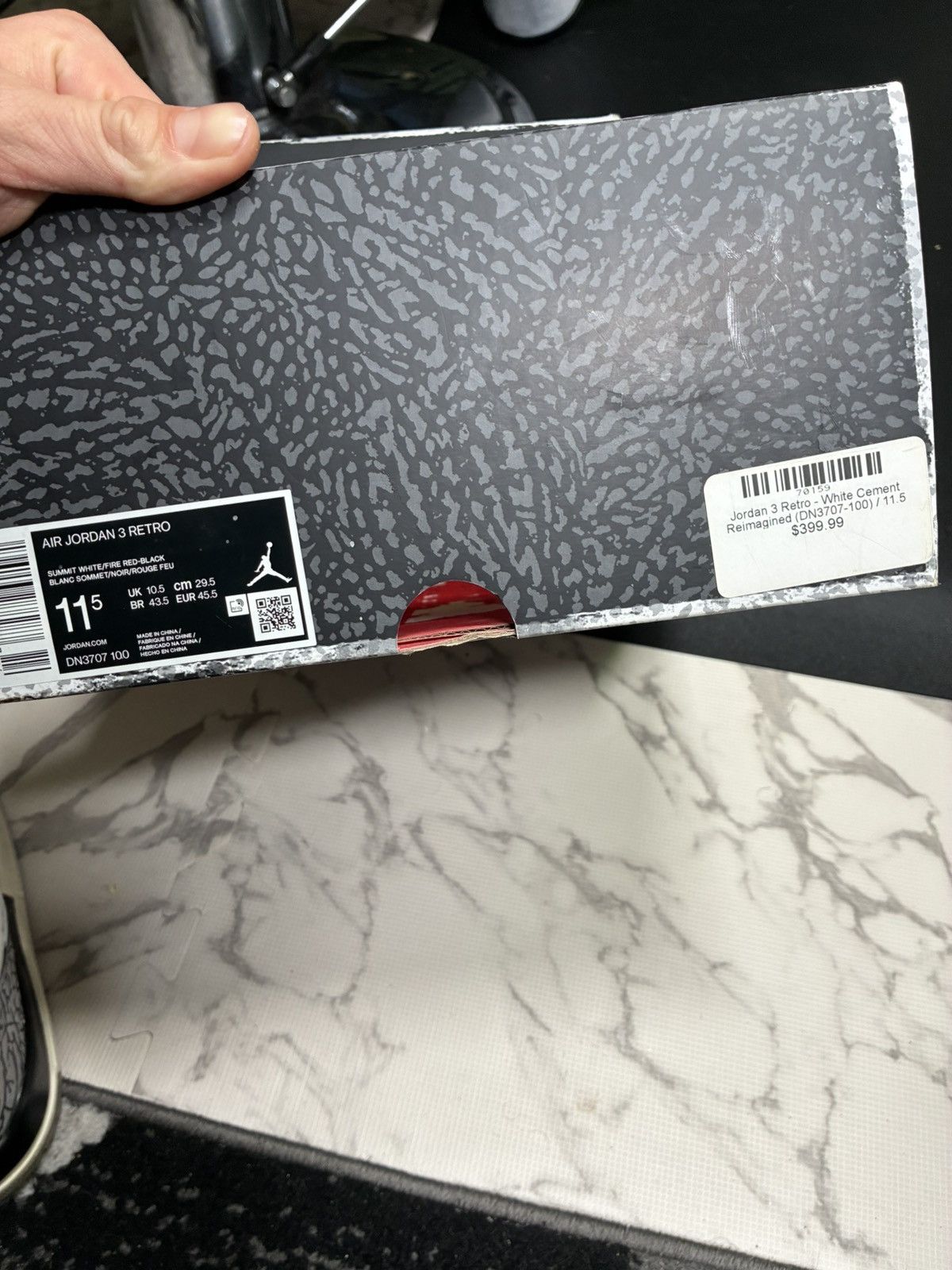 Jordan Brand Jordan 3 retro white cement Reimagined 11.5 Size US 11.5 / EU 44-45 - 8 Thumbnail