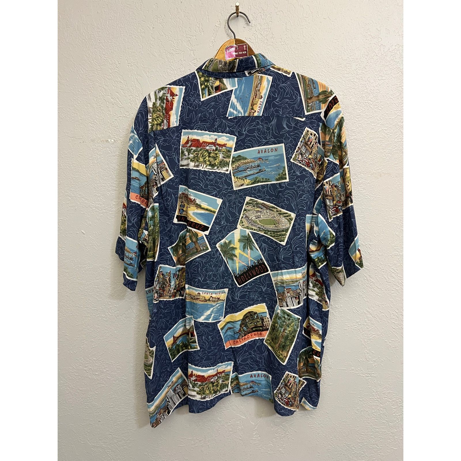 Reyn Spooner Reyn Spooner Hawaiian Shirt XXL California Postcard Aloha Size US XXL / EU 58 / 5 - 3 Thumbnail