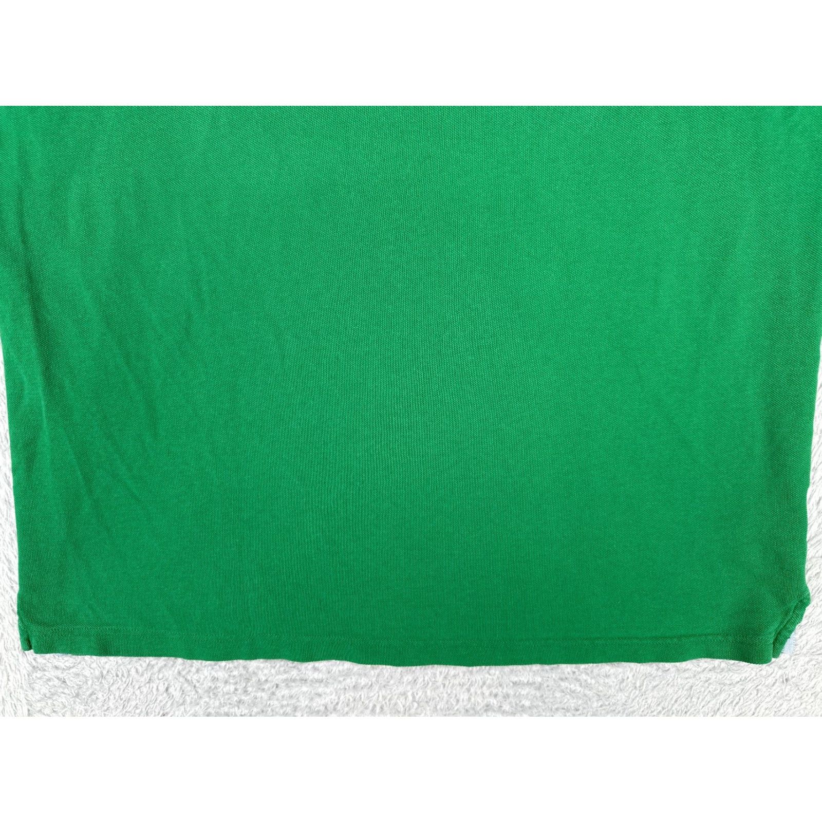 Tommy Hilfiger Tommy Hilfiger Polo Shirt Men XL Green 100% Cotton Slim Fit Button Collar Short Sleeve Size US XL / EU 56 / 4 - 5 Thumbnail
