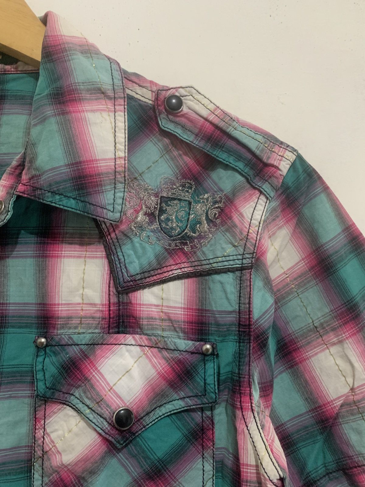 Japanese Brand Crux Button Shirt Size US M / EU 48-50 / 2 - 5 Thumbnail