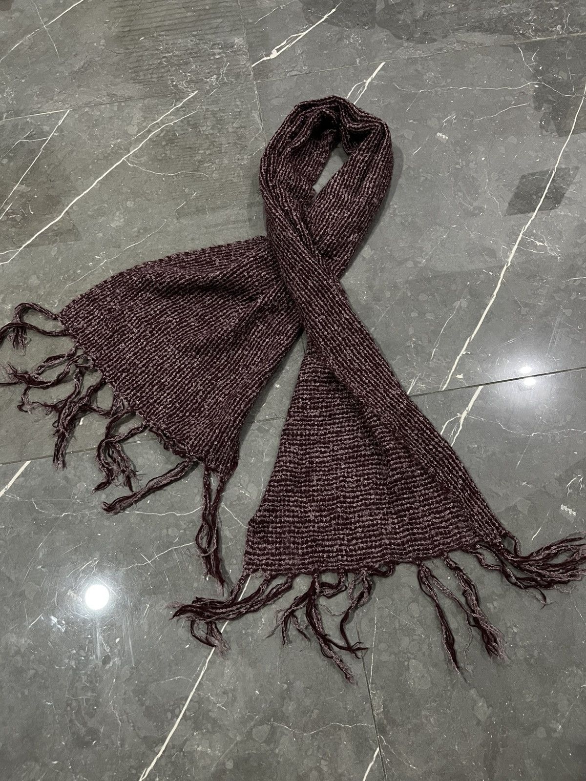 Share Spirit Homme DARK PURPLE KNIT SCRAFT VKEI BUCK TICK STYLED Size ONE SIZE - 1 Thumbnail