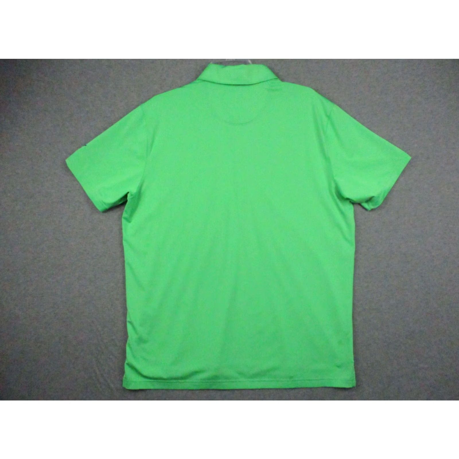 Puma Puma Polo Shirt Large Men Lime Green Short Sleeve Stretch Moisture Wicking Polo Shirt Mens Green Short Sleeve Activewear Logo Size US L / EU 52-54 / 3 - 7 Thumbnail