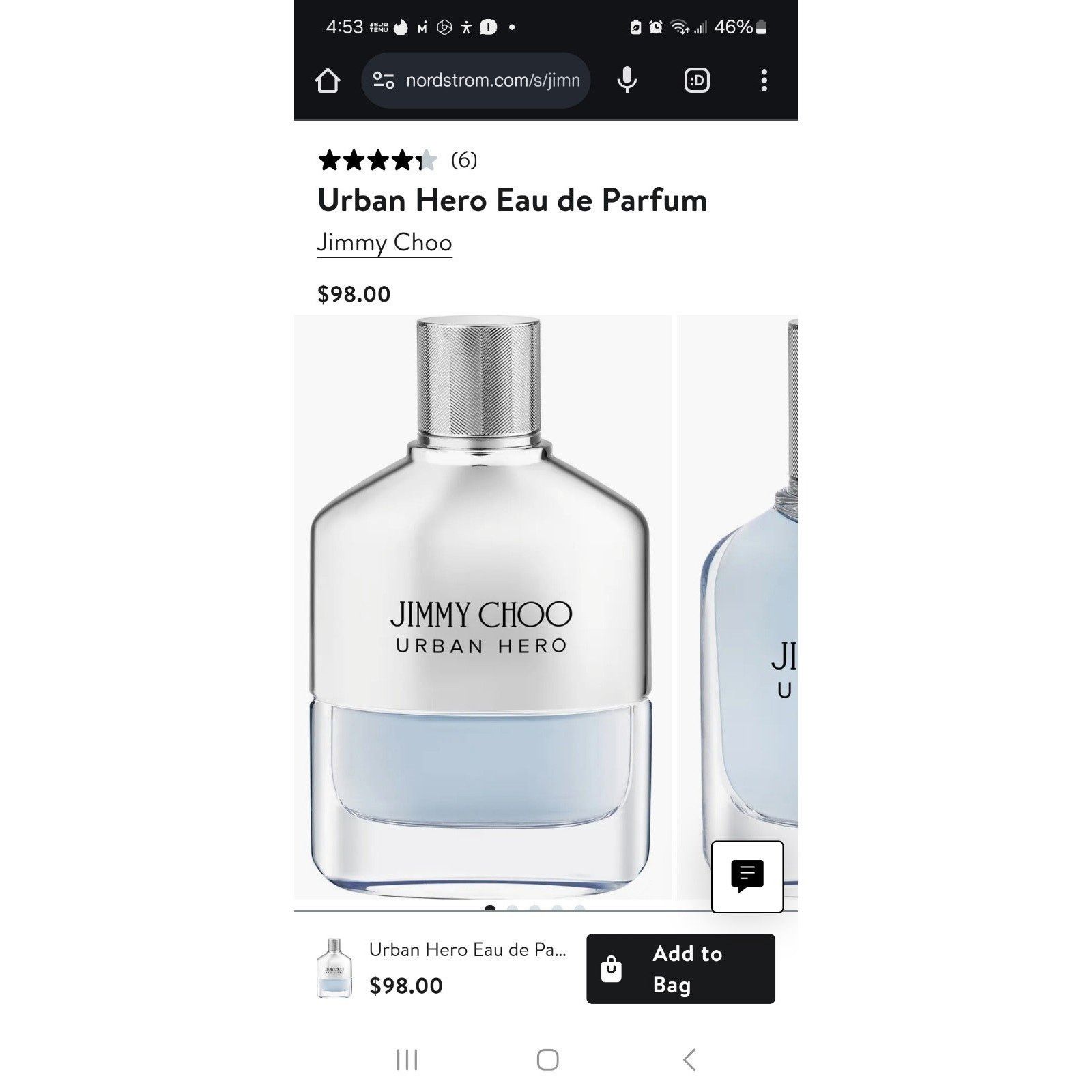 Jimmy Choo Jimmy Choo Urban Hero perfume 30ml Size ONE SIZE - 3 Thumbnail