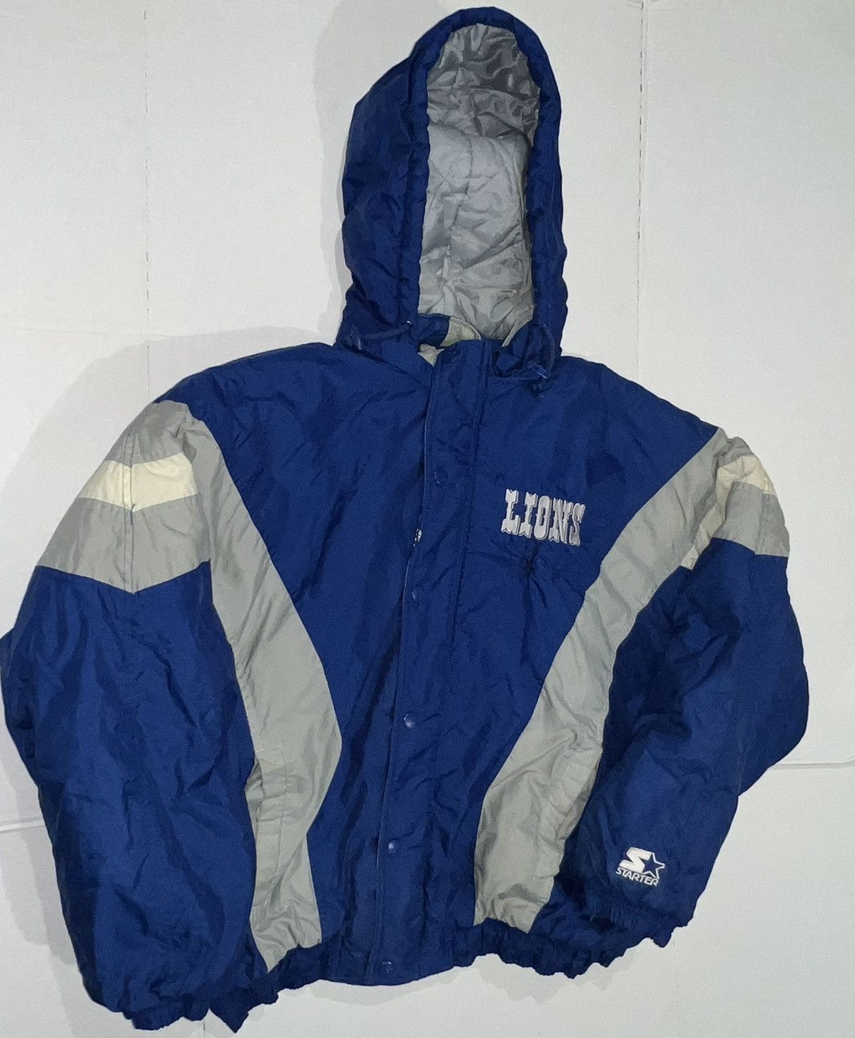 Starter Starter Pro Line Detroit Lions Vintage 90s Jacket Xl Size US XL / EU 56 / 4 - 1 Thumbnail