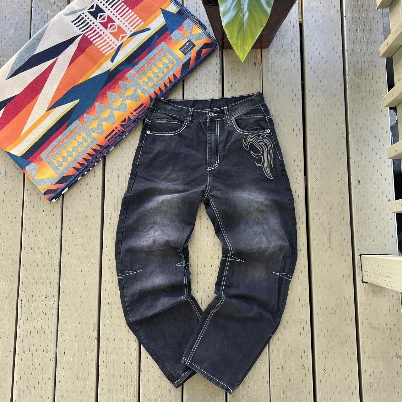 Southpole Crazy Vintage Y2K Southpole Style Cyber Skater Jeans Baggy Size US 30 / EU 46 - 2 Thumbnail