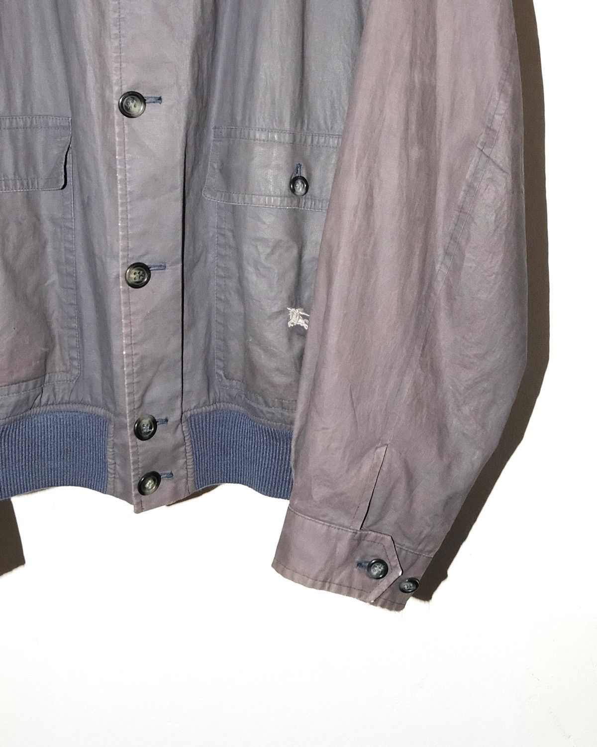 Burberry 90s BURBERRY FADED BOMBER JACKET Size US L / EU 52-54 / 3 - 3 Thumbnail