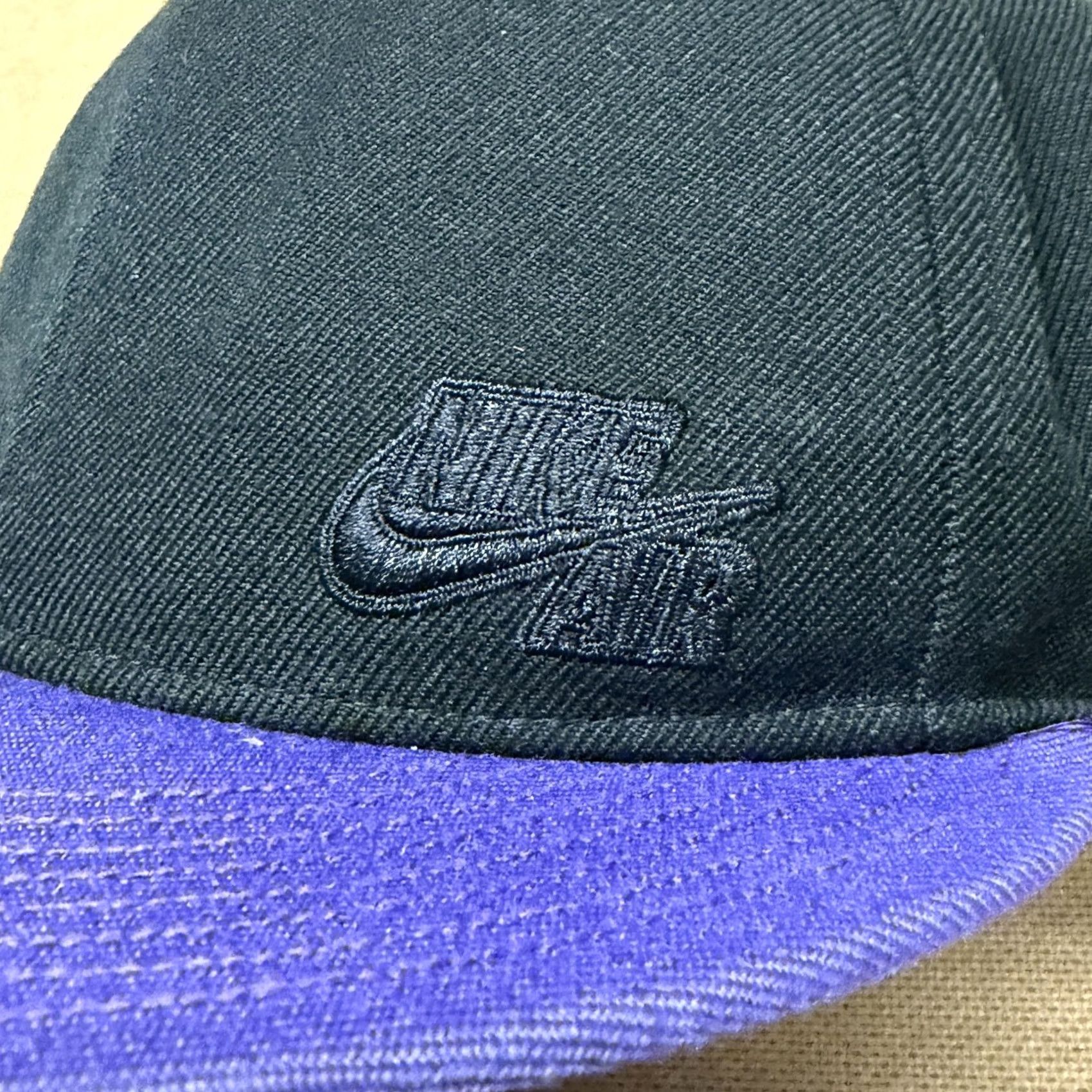 Nike Nike Air Hat Cap Snap Back Mens One Size Black Purple NIKEHEAD Animal Print Size ONE SIZE - 5 Thumbnail