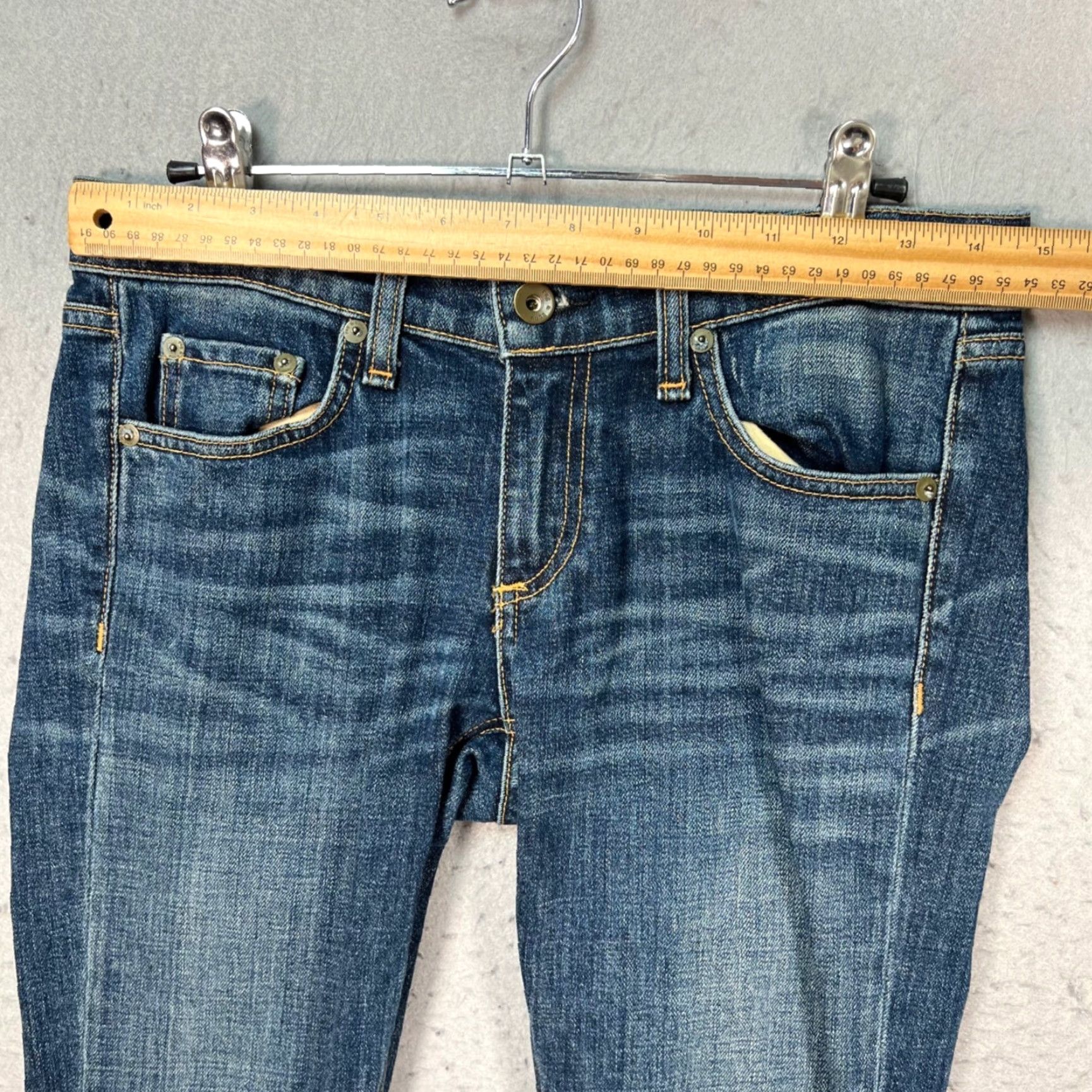 Rag & Bone Rag & Bone Womens Size 25 Tomboy Skinny Mid-Rise Jeans Blue Denim Size 42" / US 20 - 6 Thumbnail