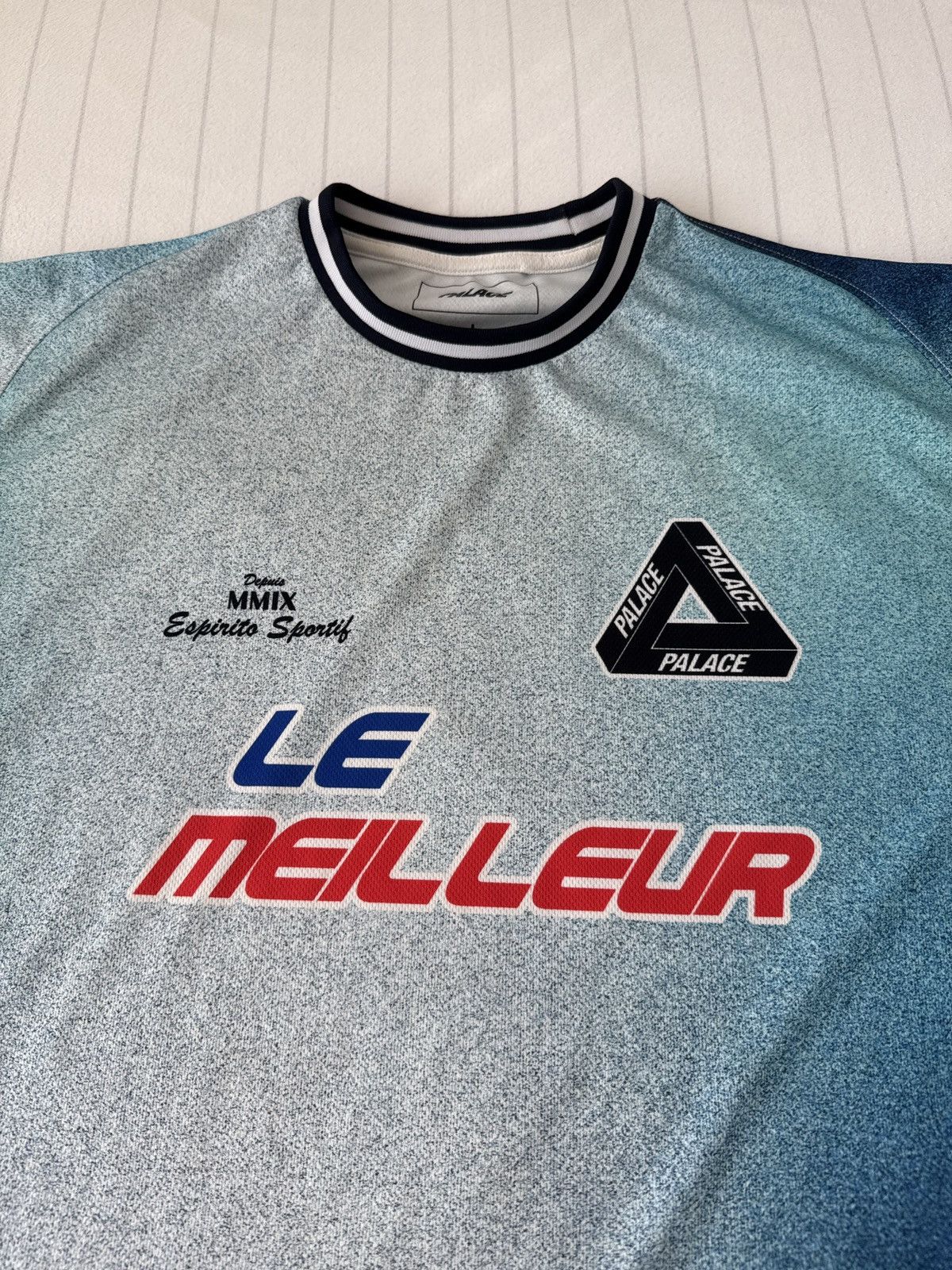 Palace Multi Option Footie Jersey Blue Size Large