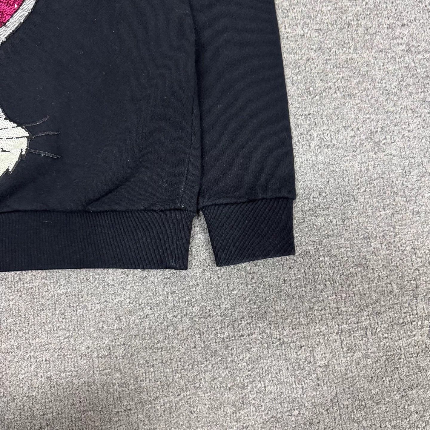 Gucci Gucci Sequin Rabbit Logo Hoodie XS Size XS / US 0-2 / IT 36-38 - 3 Thumbnail