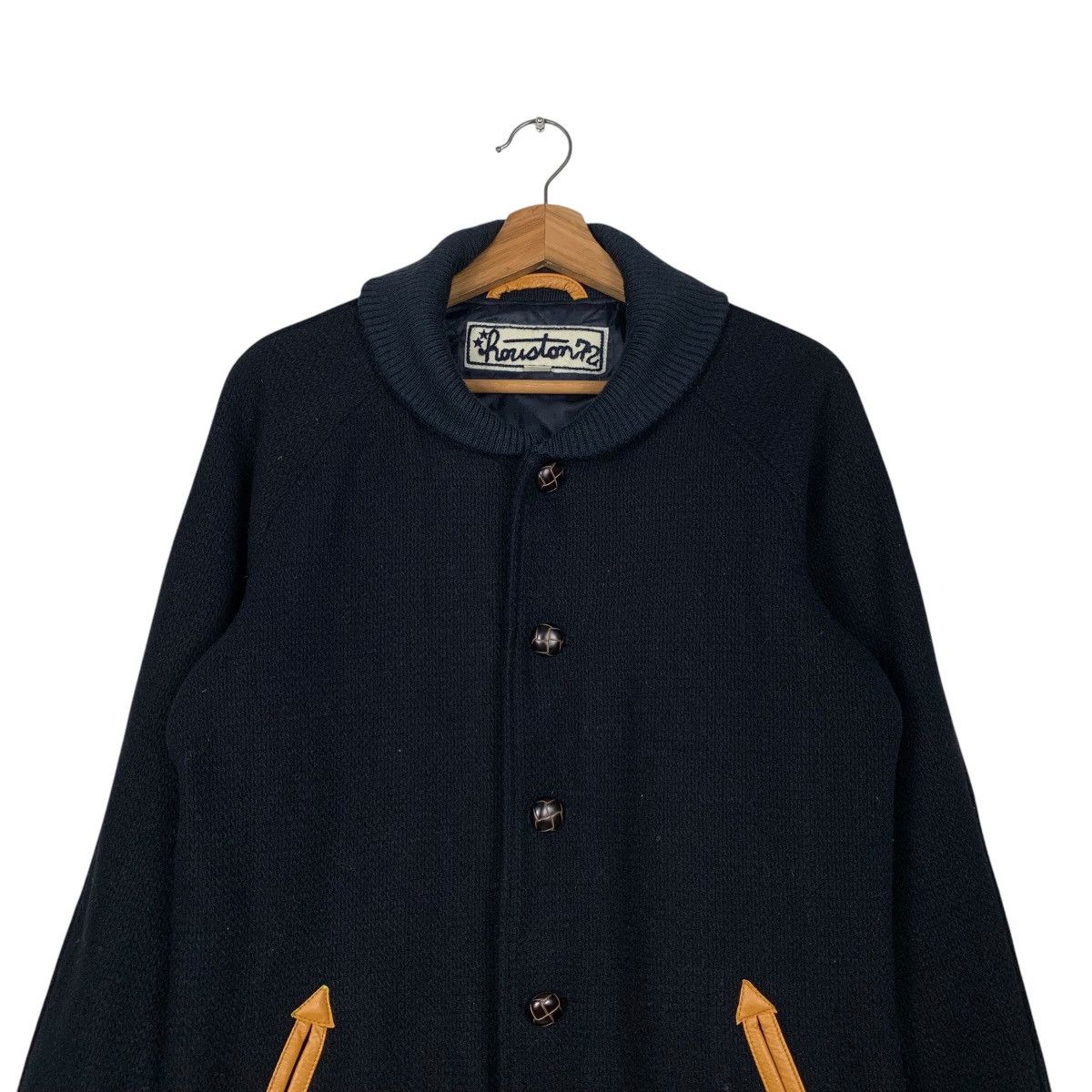 Japanese Brand HOUSTON 72 Wool Button Jacket #2125-C93 Size US L / EU 52-54 / 3 - 2 Thumbnail