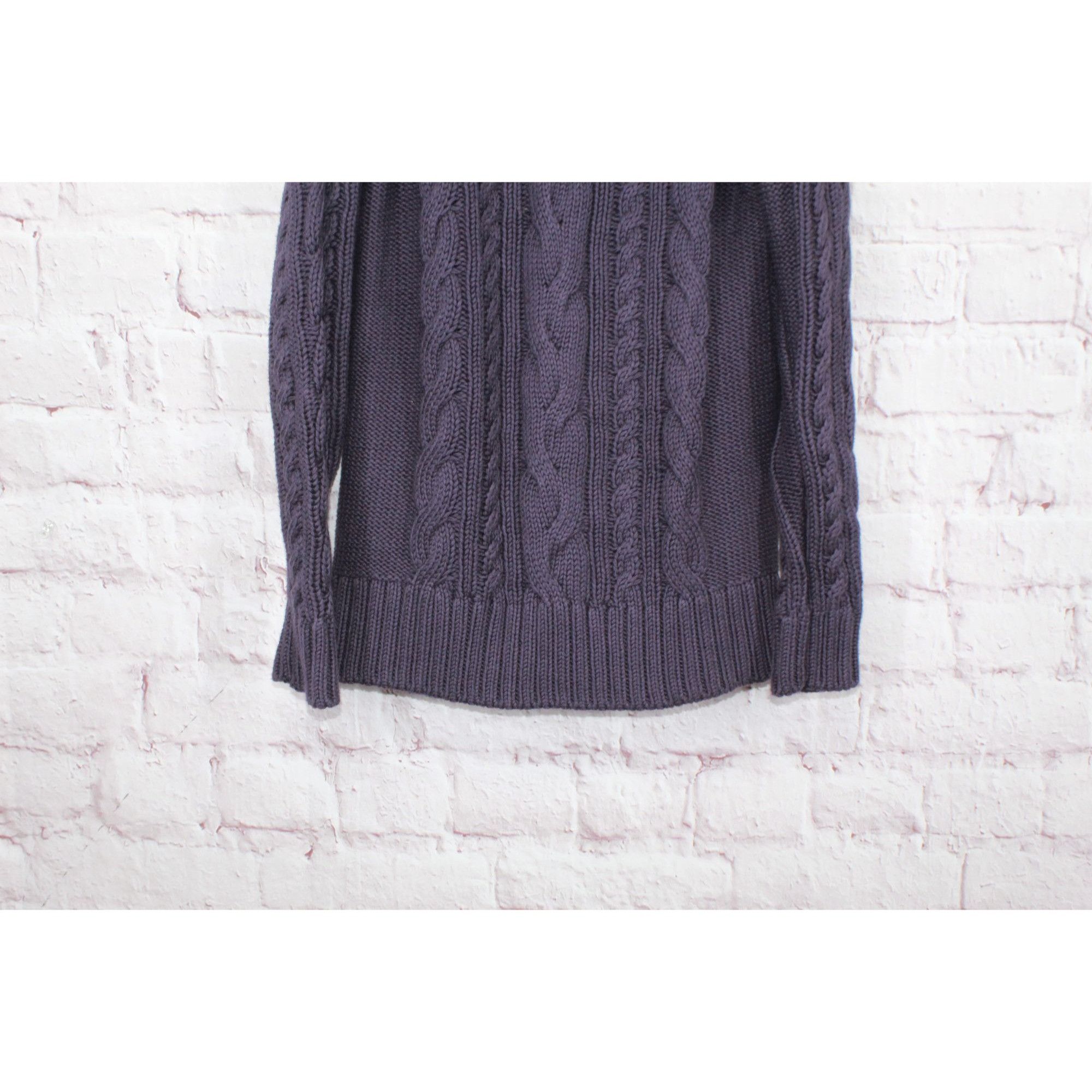 L.L. Bean LL Bean Double L Cable Sweater Button Front Cardigan \ Size XS / US 0-2 / IT 36-38 - 5 Thumbnail