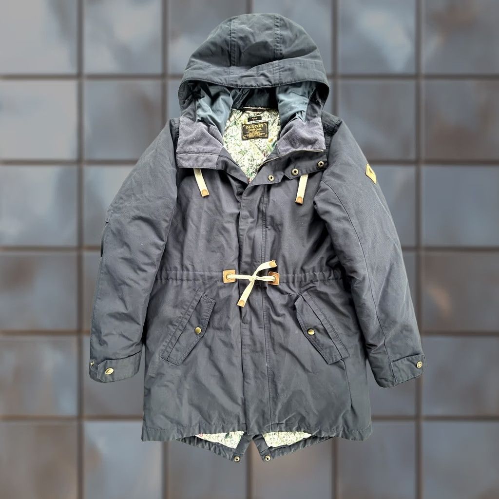 Burton Burton Jacket Women’s Nylon Down Hooded Mid-Length Zip Storm Waterproof Embroidered Logo Quilted Ski Outdoor Winter S Size S / US 4 / IT 40 - 1 Thumbnail