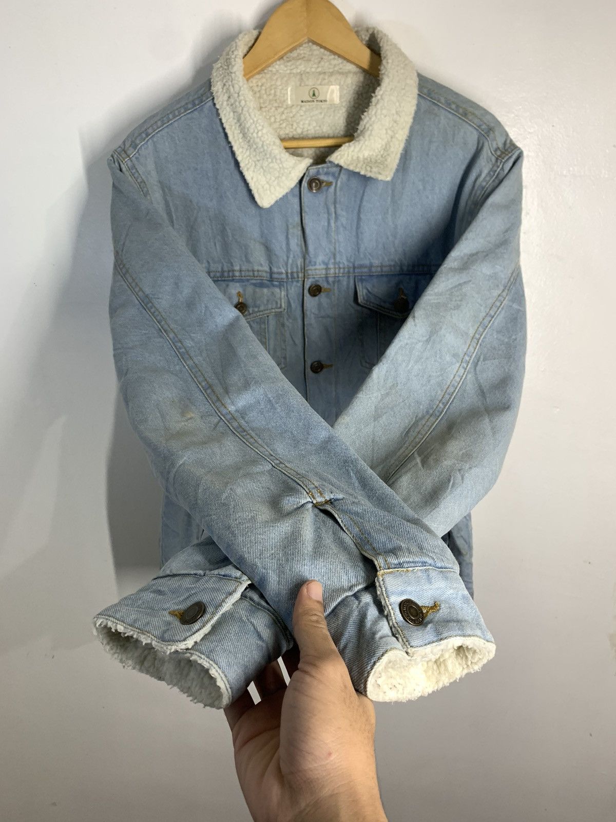 Japanese Brand × Vintage Vintage Maison Tokyo Sherpa Jean Jacket Size US L / EU 52-54 / 3 - 7 Thumbnail