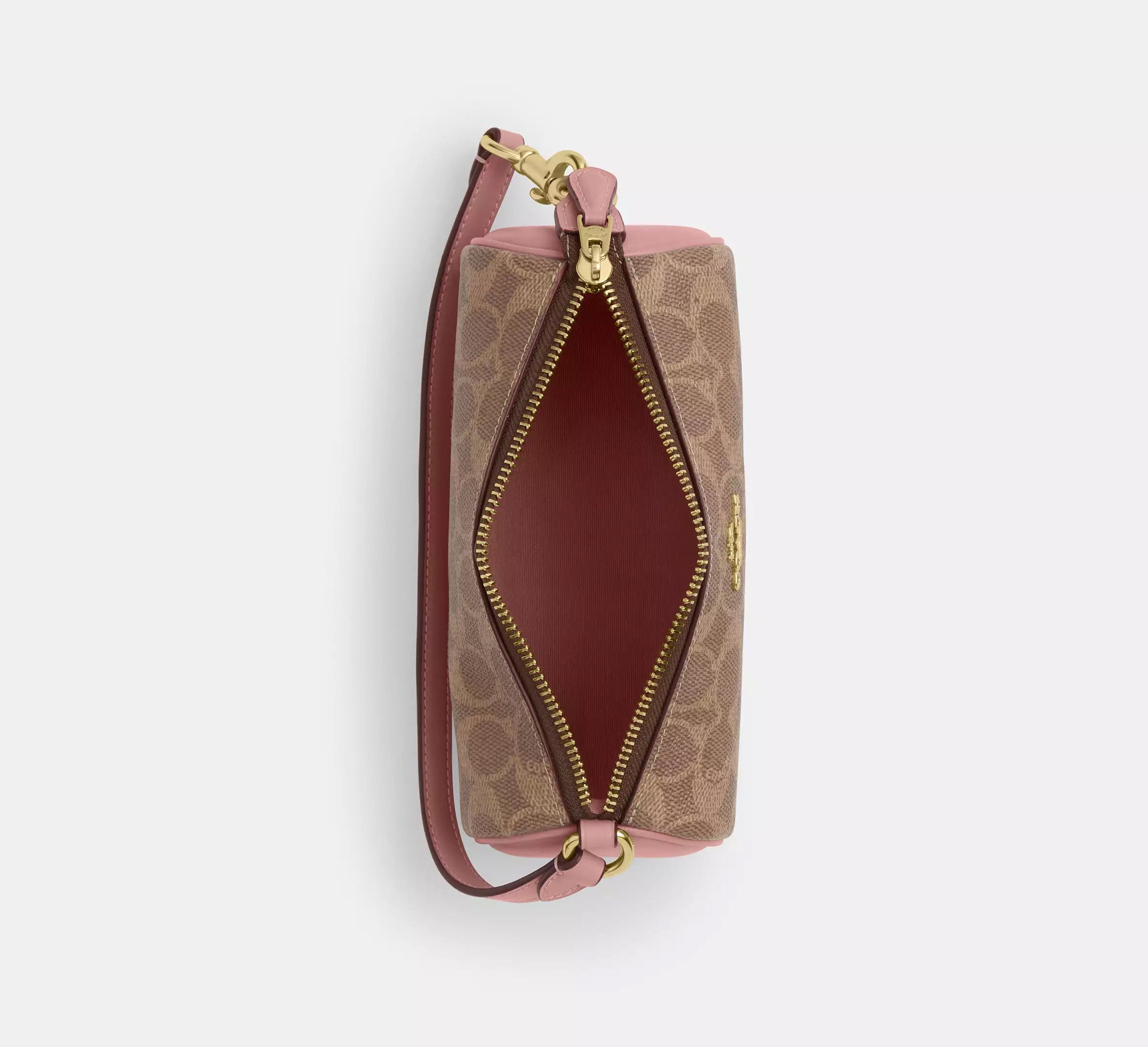 Coach Nolita Barrel Bag In Colorblock Signature Canvas CY040 Size ONE SIZE - 7 Thumbnail