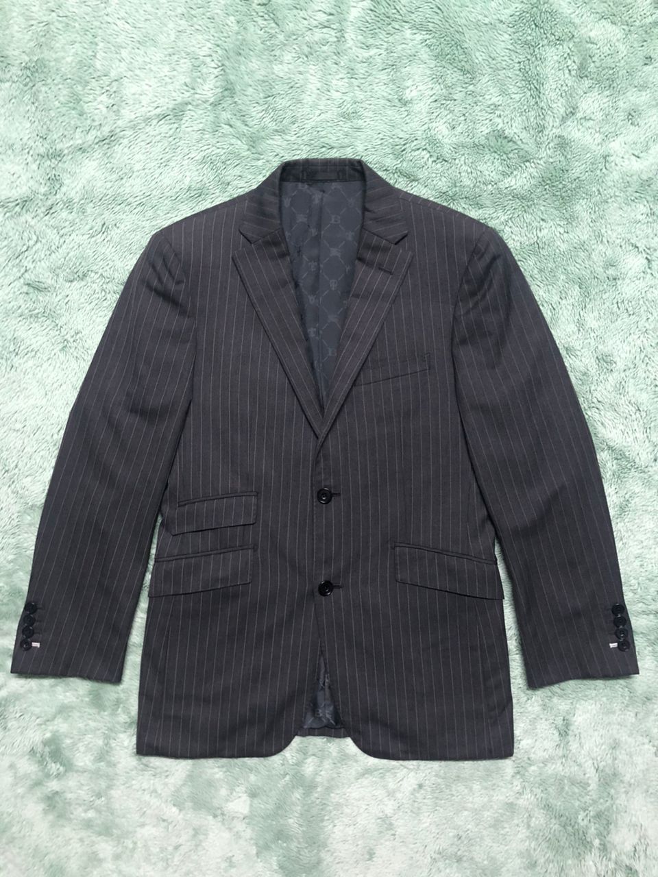 Burberry BURBERRY BLACK LABEL STRIPE BLAZER JACKET Size 38R - 1 Thumbnail