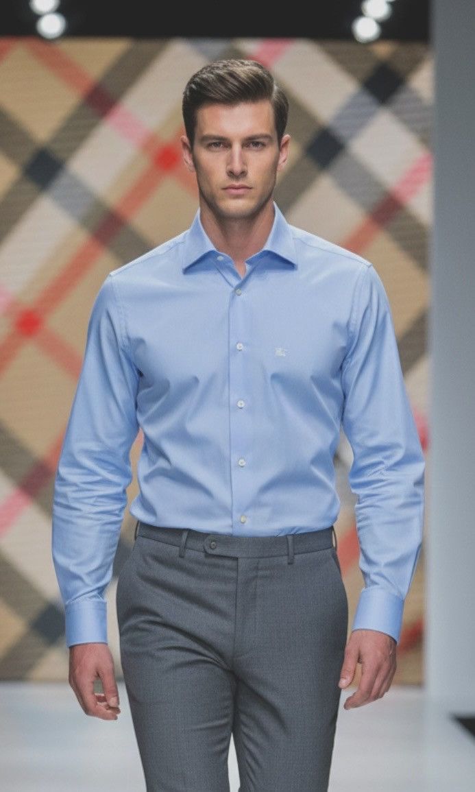 Burberry 🔥 blue shirt Burberry london size xl / xxl 6 Size US XL / EU 56 / 4 - 1 Thumbnail