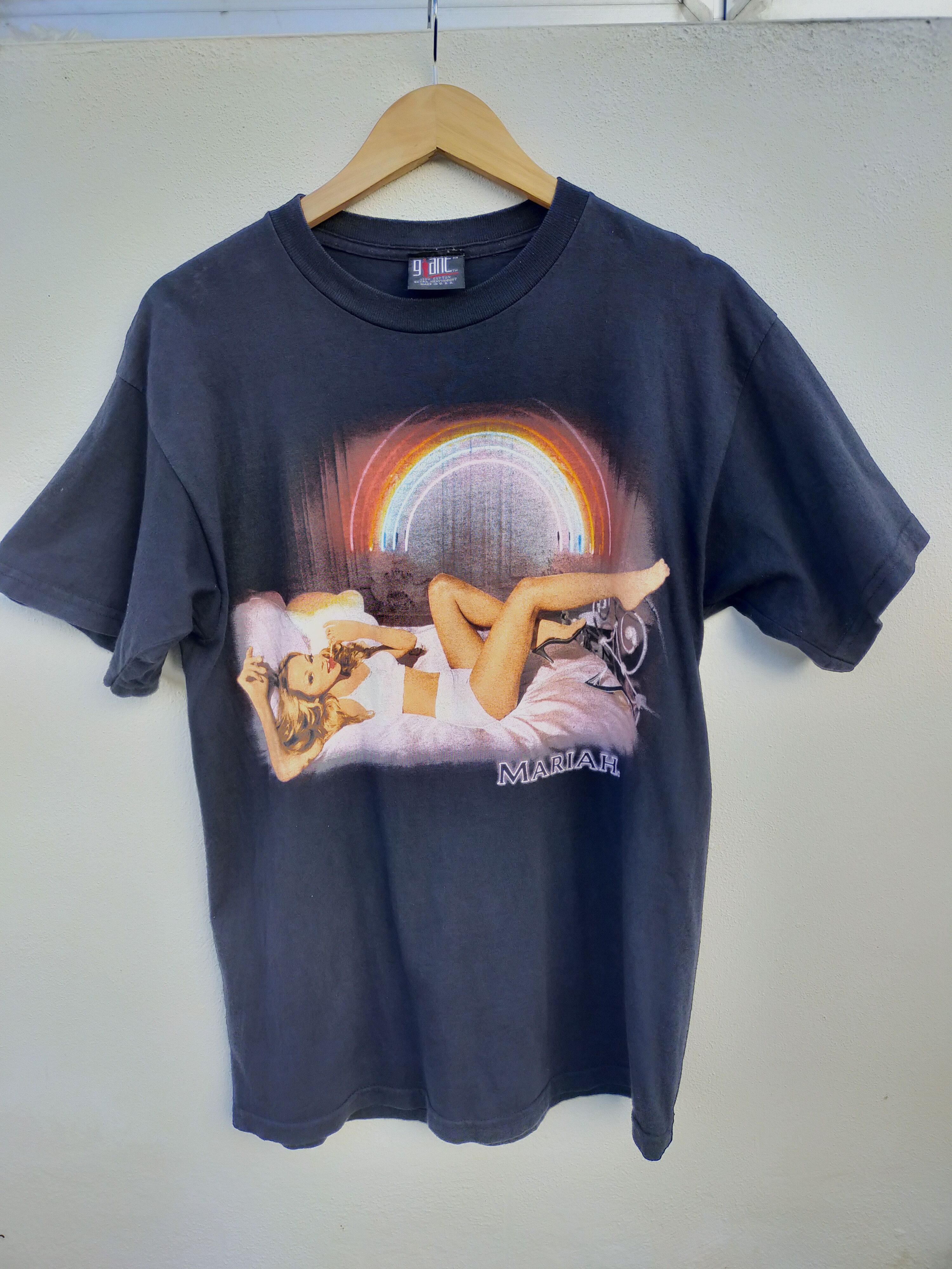 Band Tees × Vintage VINTAGE MARIAH CAREY RAINBOW TOUR T-SHIRT Size M / US 6-8 / IT 42-44 - 1 Thumbnail