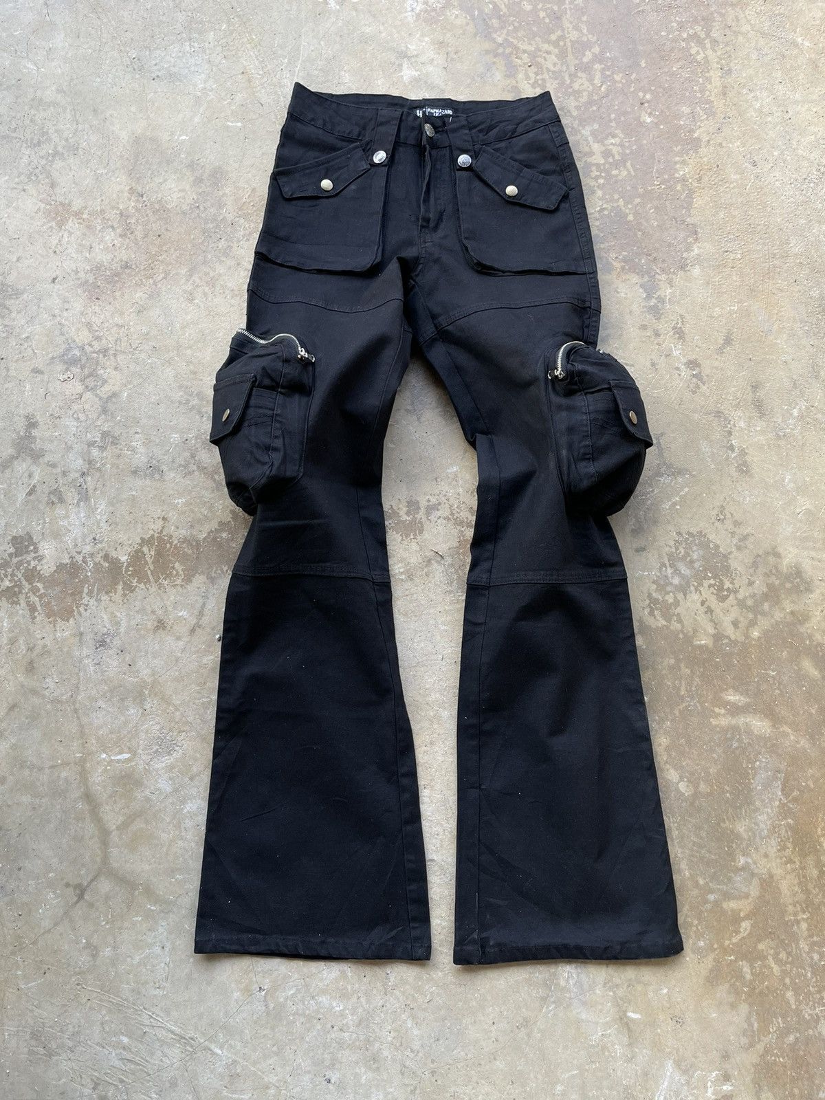 If Six Was Nine Japanese Brand Multipocket Tactical Cargo Flared Pant Size US 27 - 1 Thumbnail