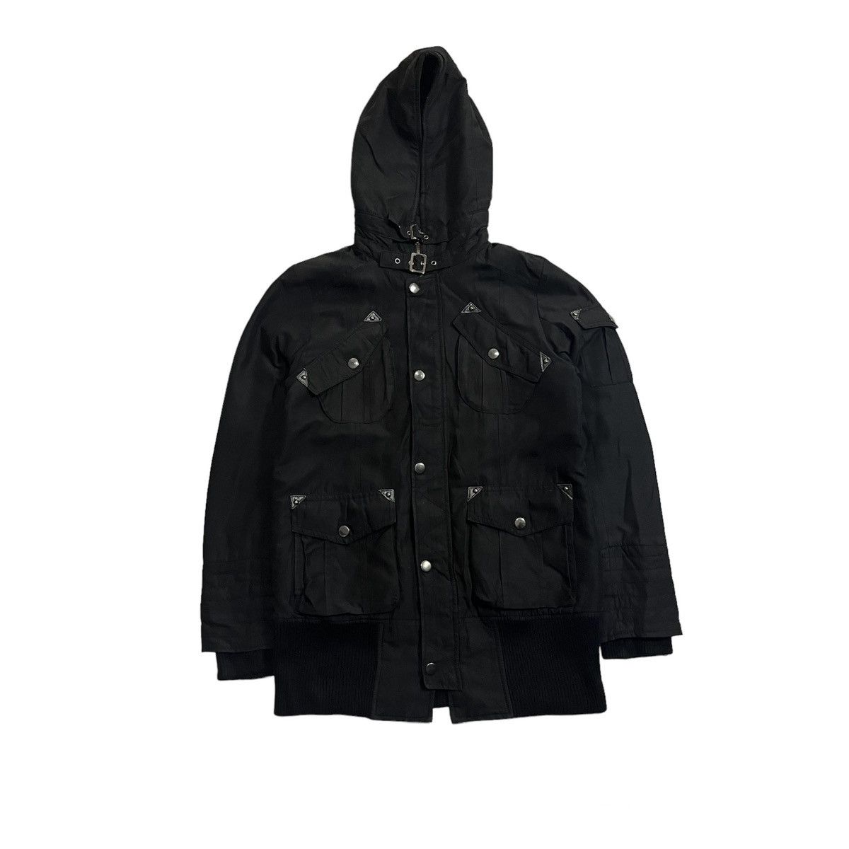 image of If Six Was Nine x Le Grande Bleu L G B Ppfm Cargo Bondage Jacket in Black, Men's (Size Medium)