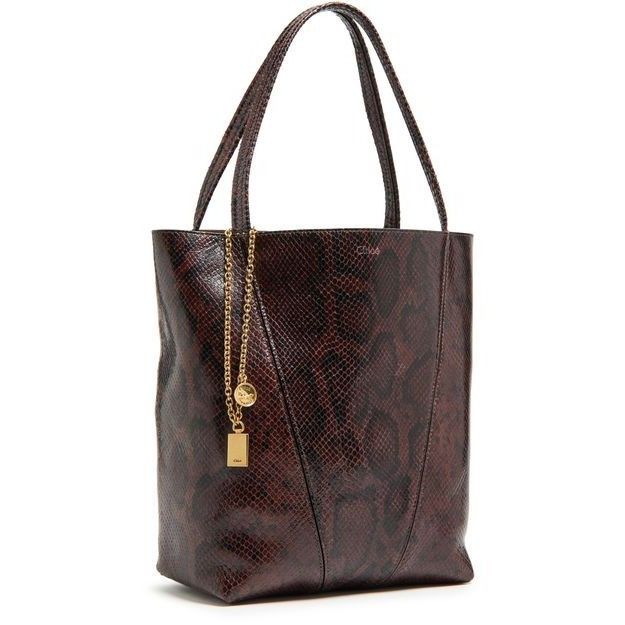 Chloe Chloe Medium Spin Sooty Brown Leather Tote Bag New & Authent Size ONE SIZE - 2 Thumbnail