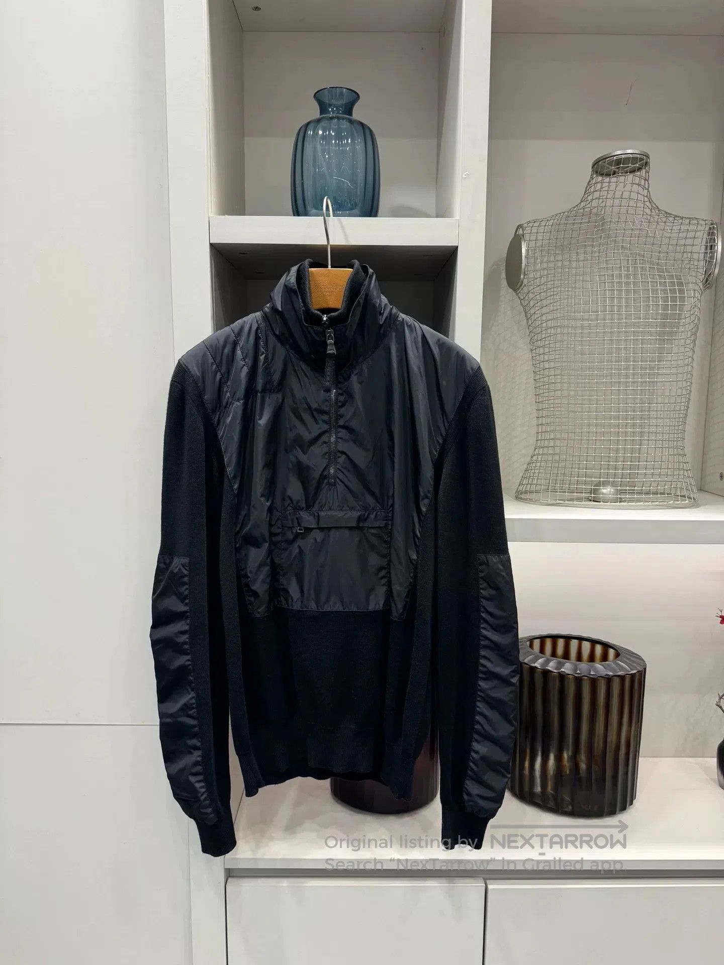 Prada PRADA Red Label Nylon Wool Jacket. Size US M / EU 48-50 / 2 - 1 Thumbnail
