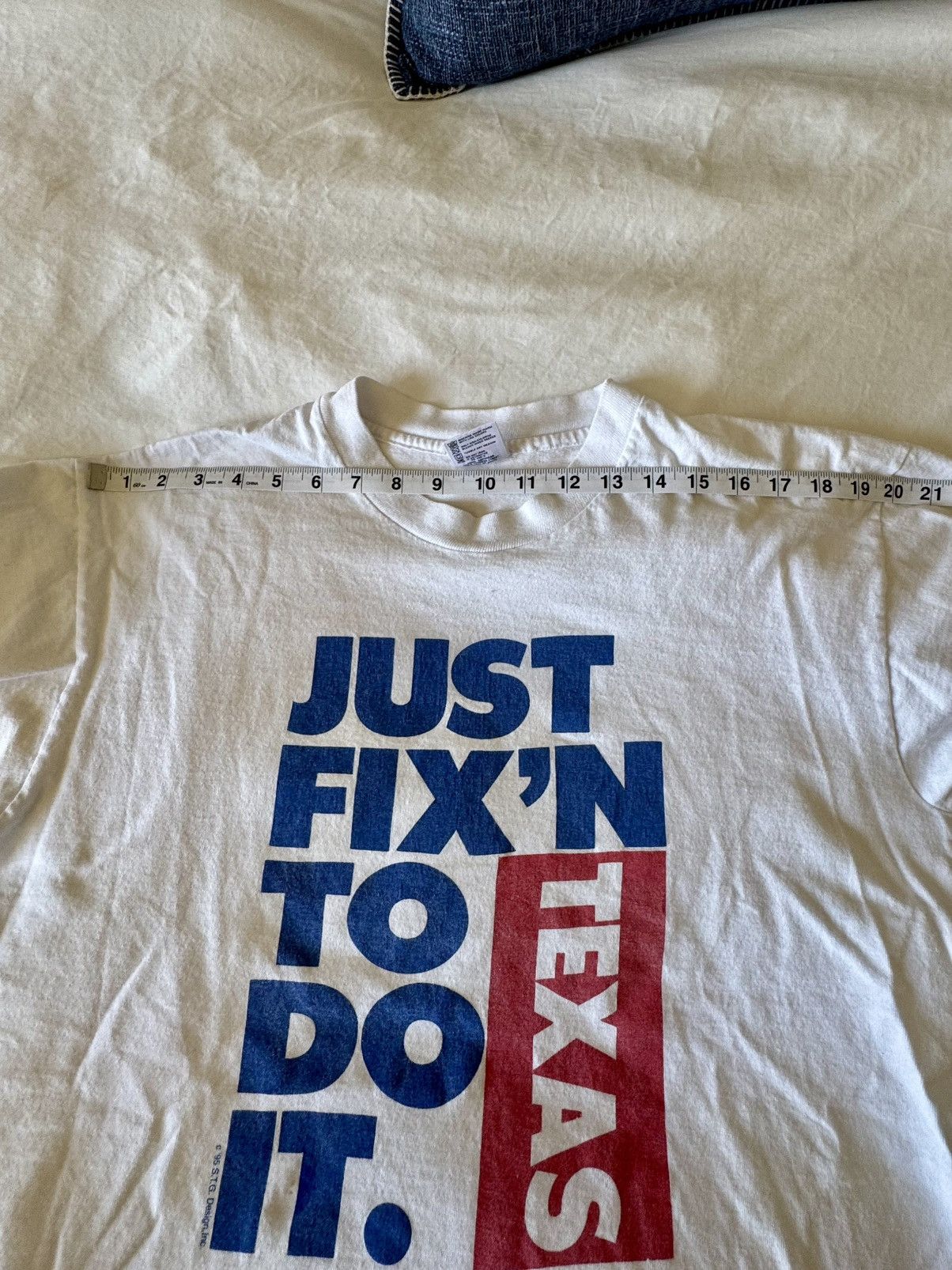 Nike × Vintage Vintage Texas Nike Style Slogan T Shirt Size US L / EU 52-54 / 3 - 4 Thumbnail