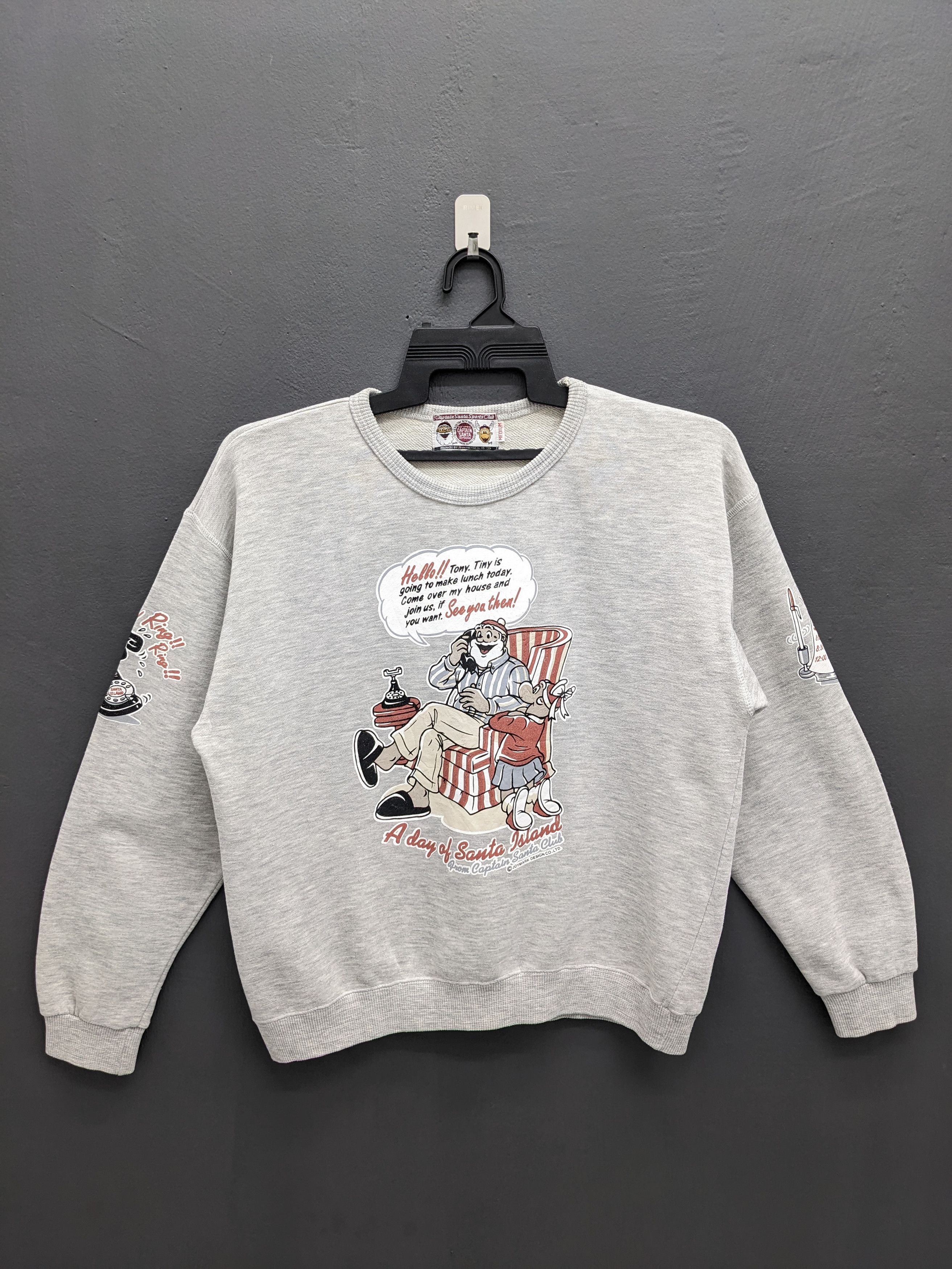 Captain Santors Vintage Captain Santa Sport Club By Jo Mark Sweatshirt Size US M / EU 48-50 / 2 - 2 Thumbnail