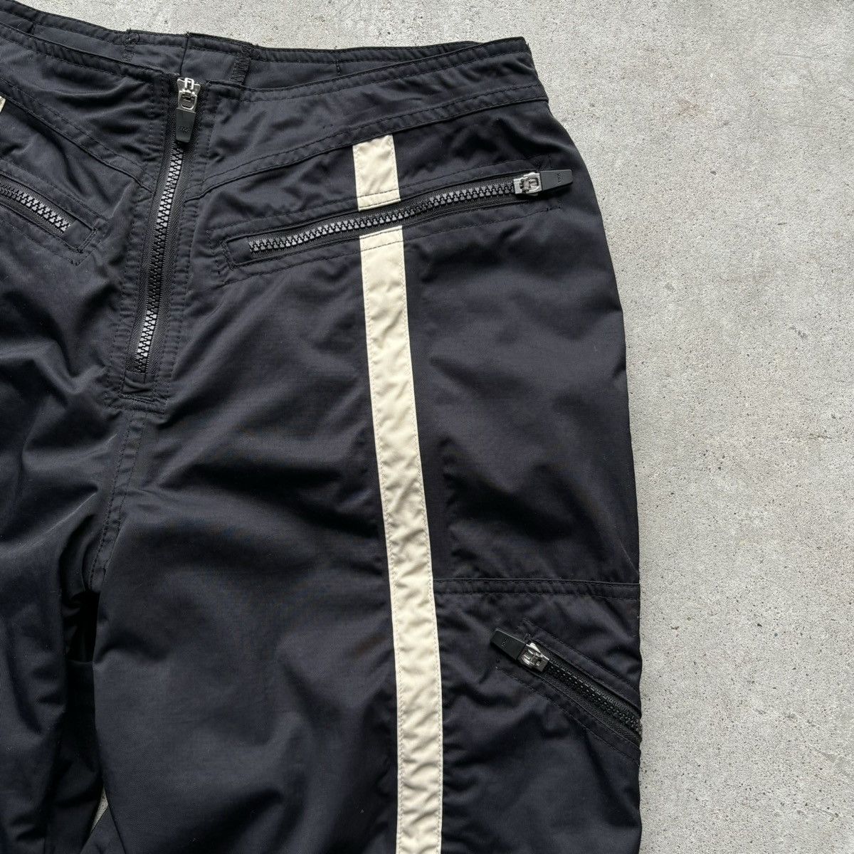 Obermeyer × Vintage vintage Y2K OBERMEYER Baggy Ski Striped Cargo Skiing Pants Size 30" / US 8 / IT 44 - 5 Thumbnail