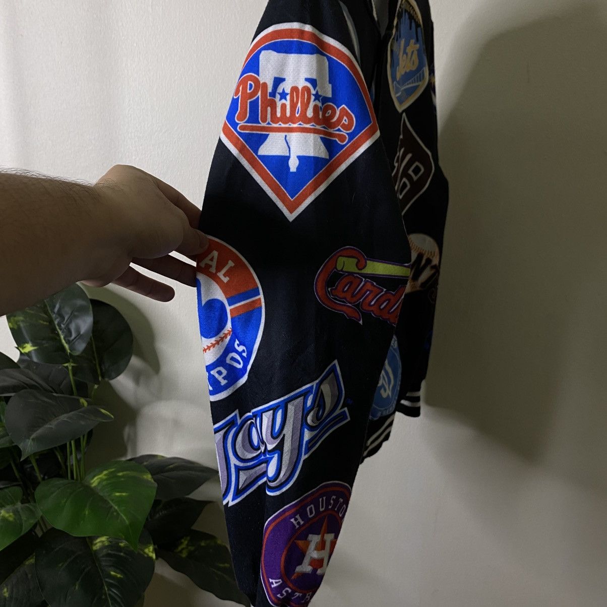 MLB Vintage Y2K HBAT x Baseball Club MLB AOP Varsity Jacket Size US S / EU 44-46 / 1 - 3 Thumbnail