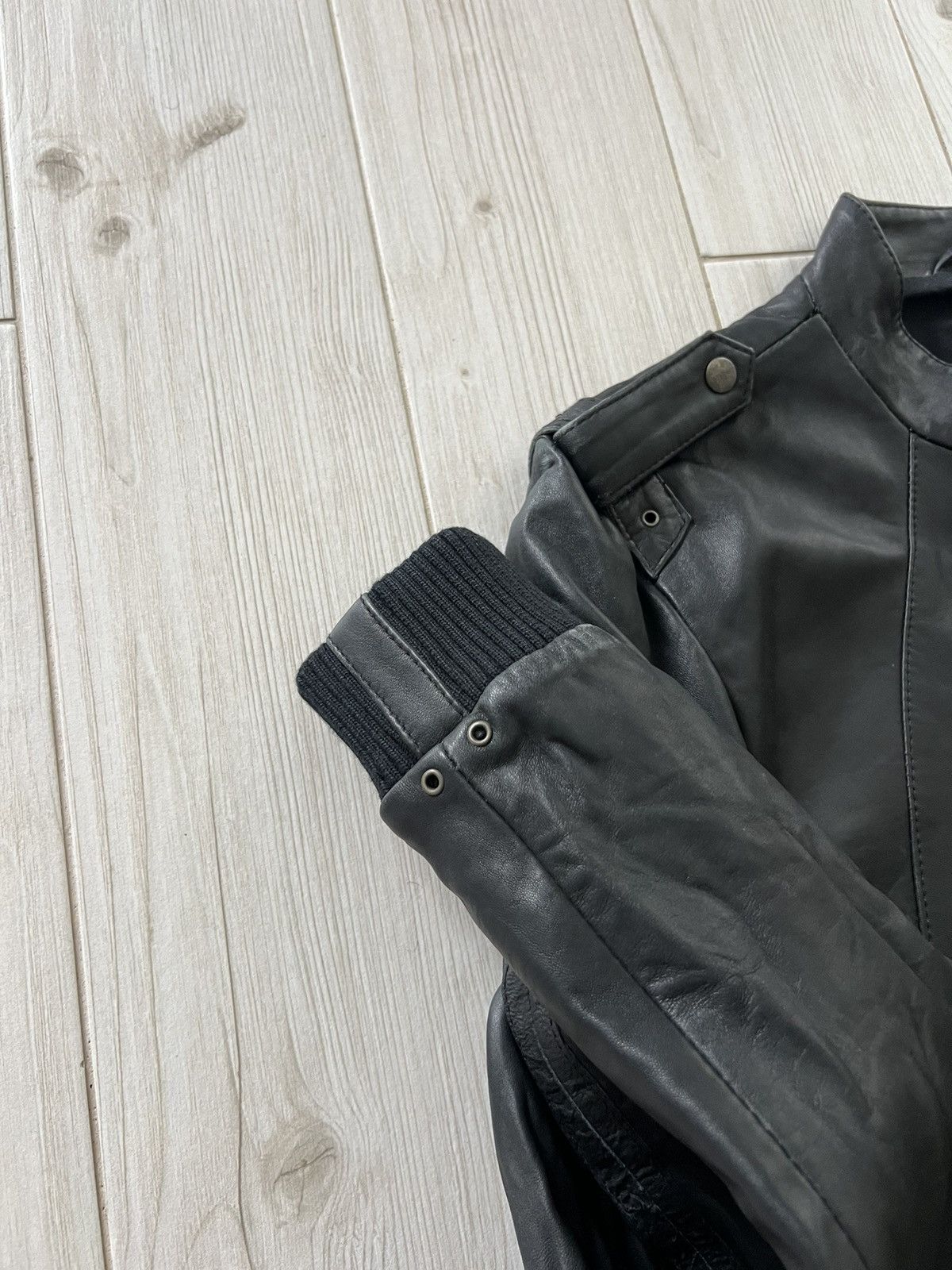 Allsaints All Saints Ramones Leather RARE Avant Garde Y2K Jacket large Size US L / EU 52-54 / 3 - 19 Thumbnail
