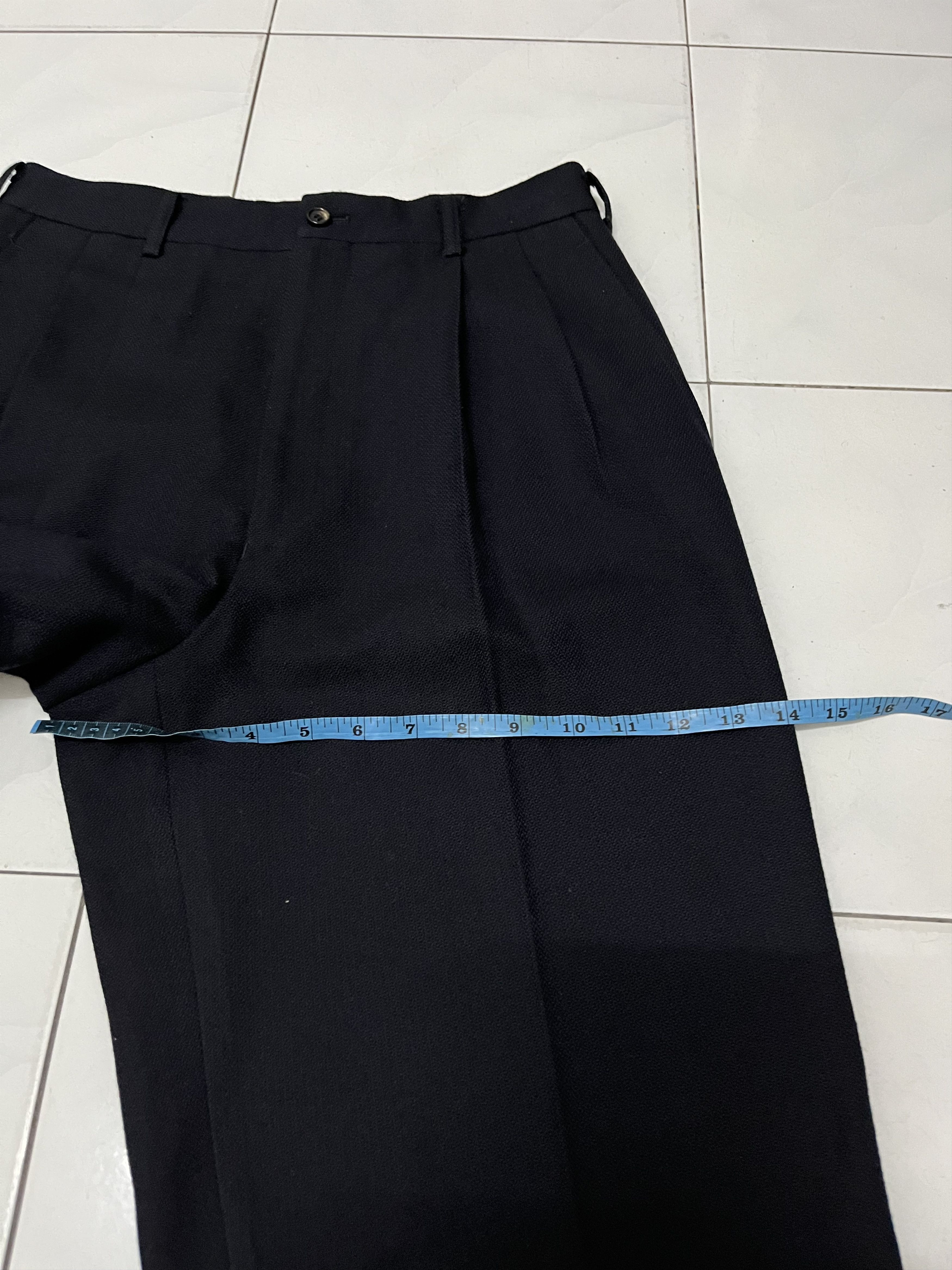 Comme des Garcons × Comme des Garcons Homme Plus × Vintage AW91 Comme Des Garcons Gabardine Wool Pants Size US 30 / EU 46 - 20 Thumbnail