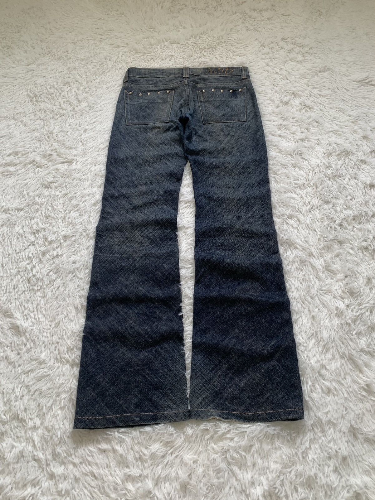 Notify Rare Notify Punk Studded Flared Jeans Size US 32 / EU 48 - 7 Thumbnail
