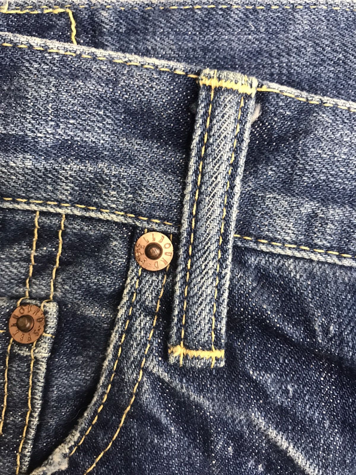 Japanese Brand × Spellbound SPELLBOUND Japan Patchwork Distressed Jeans Size US 35 - 12 Thumbnail