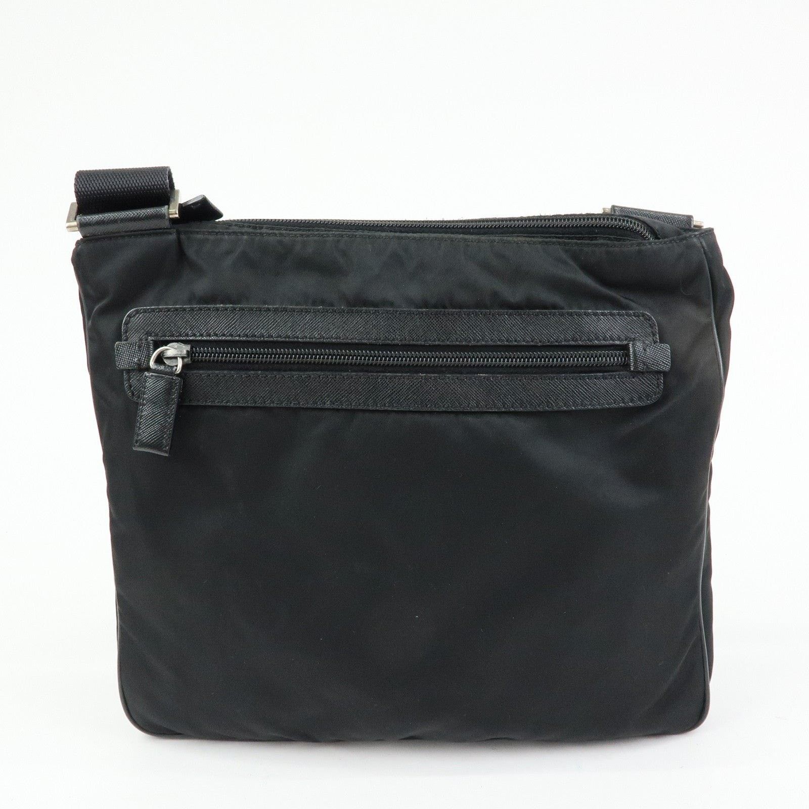 Prada Prada Triangle Logo Nylon Crossbody Bag Black Size ONE SIZE - 2 Thumbnail