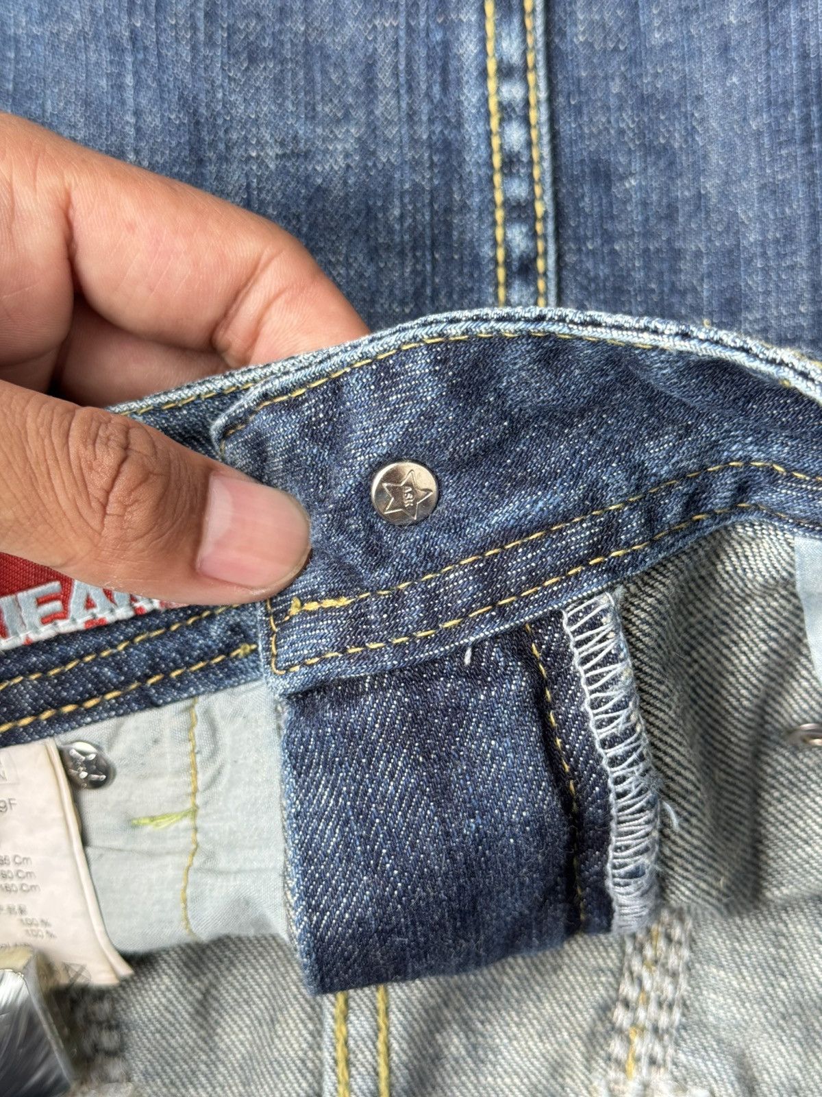 If Six Was Nine Vintage ASK skirt SIZE 27 Asymmetrical Designer Denim Size 30" / US 8 / IT 44 - 13 Thumbnail