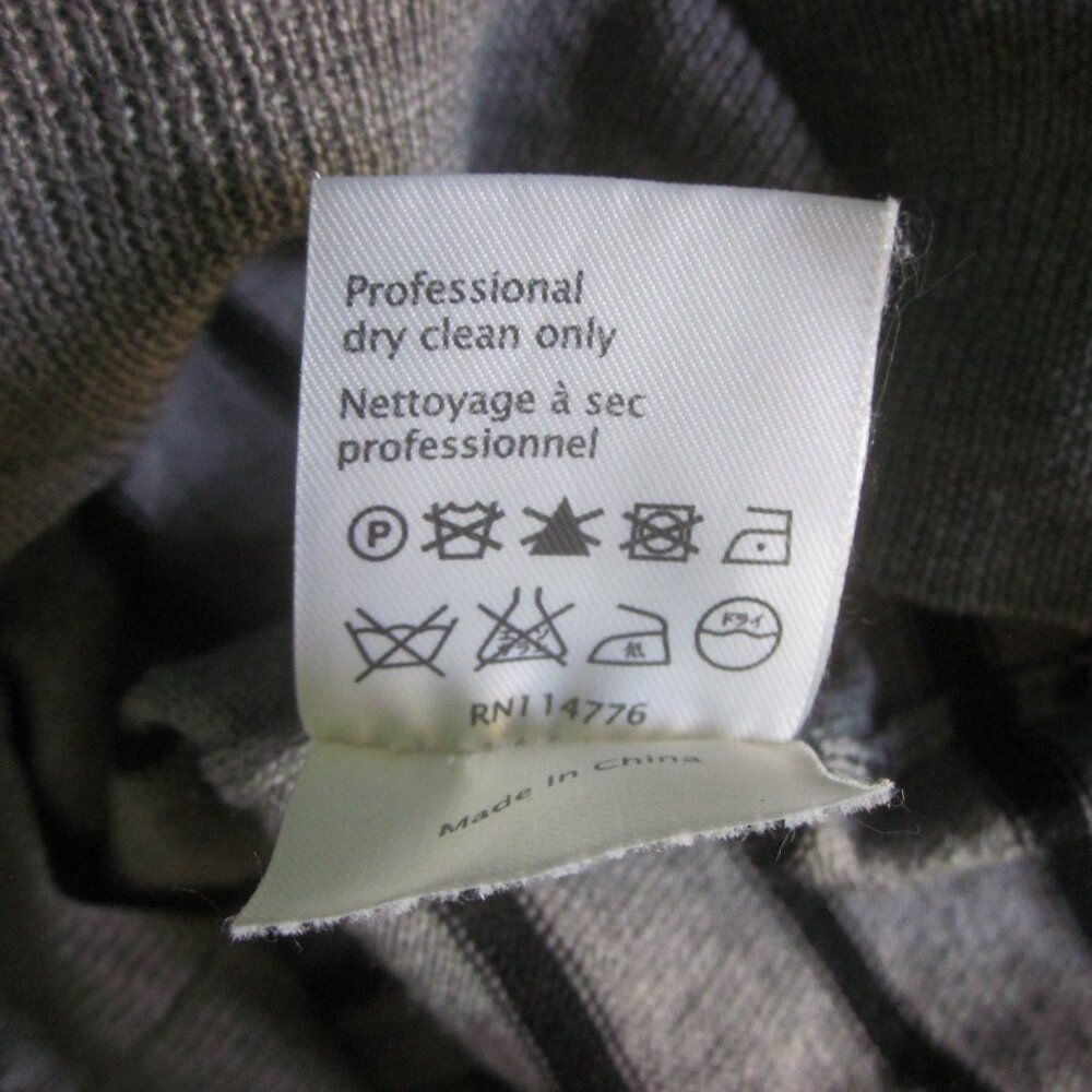 3.1 Phillip Lim 3.1 Phillip Lim Size XS Gray Striped Merino Wool Long Sleeve Size XS / US 0-2 / IT 36-38 - 8 Thumbnail
