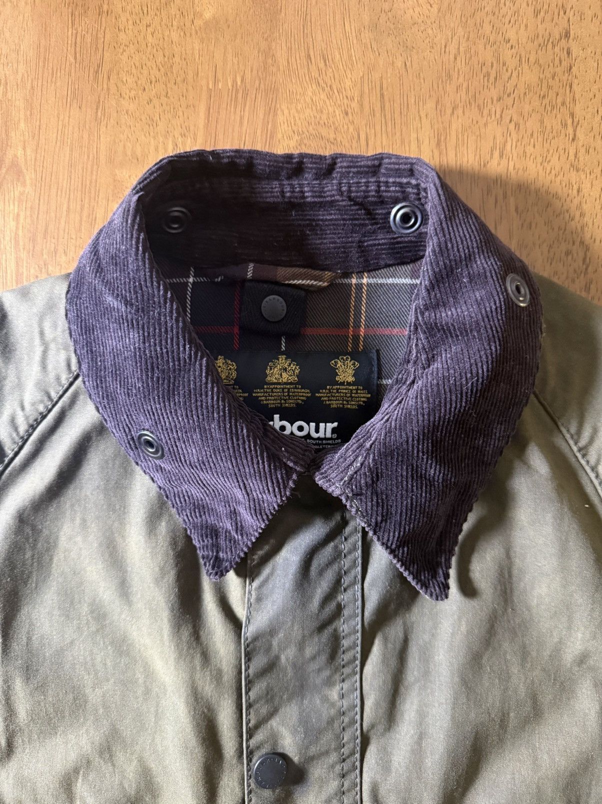 Barbour Barbour Classic Beaufort Women’s XXL Olive Wax Jacket Size XXL / US 16-18 / IT 52-54 - 2 Thumbnail