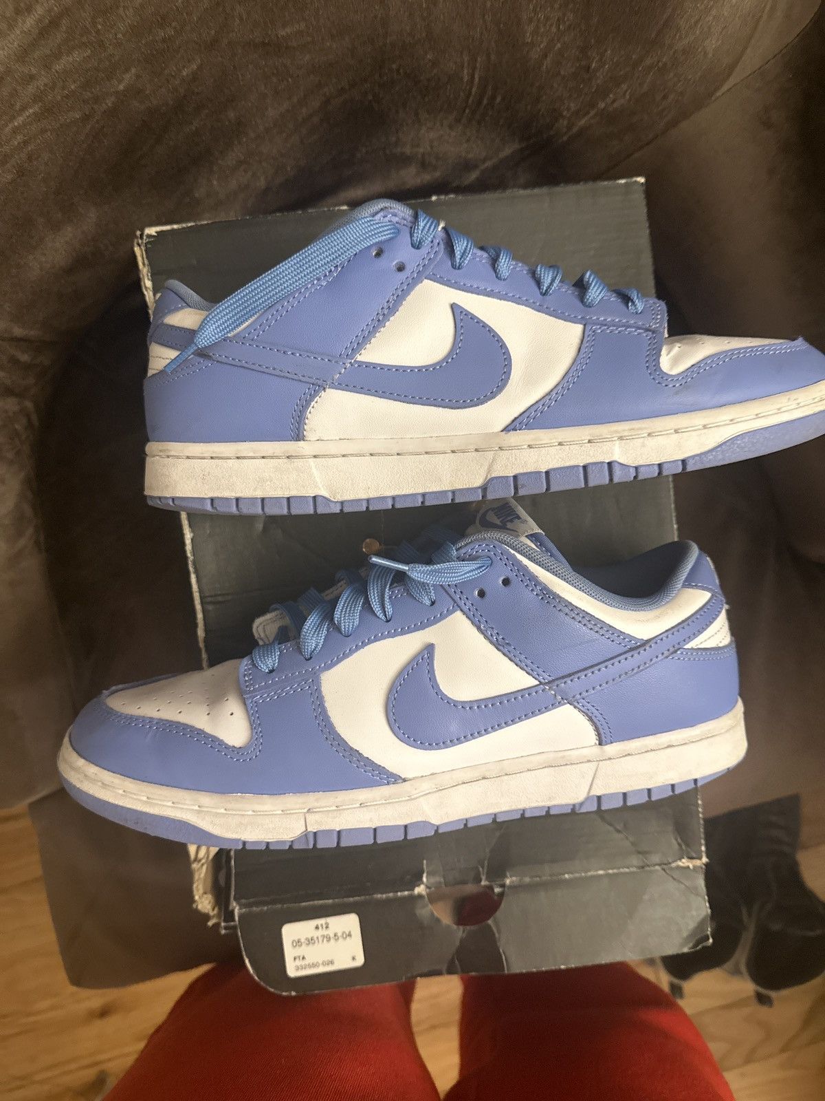 Nike Nike x Dunk low University Blue Size US 10 / EU 43 - 1 Thumbnail