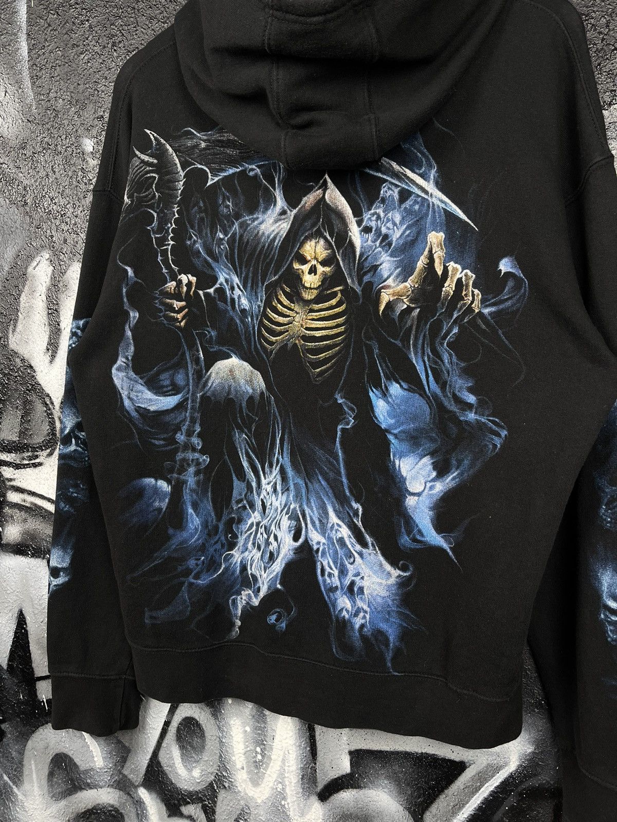 Other Spiral Direct Skull Big Logo Black Hoodie Men’s Size M Size US M / EU 48-50 / 2 - 10 Thumbnail