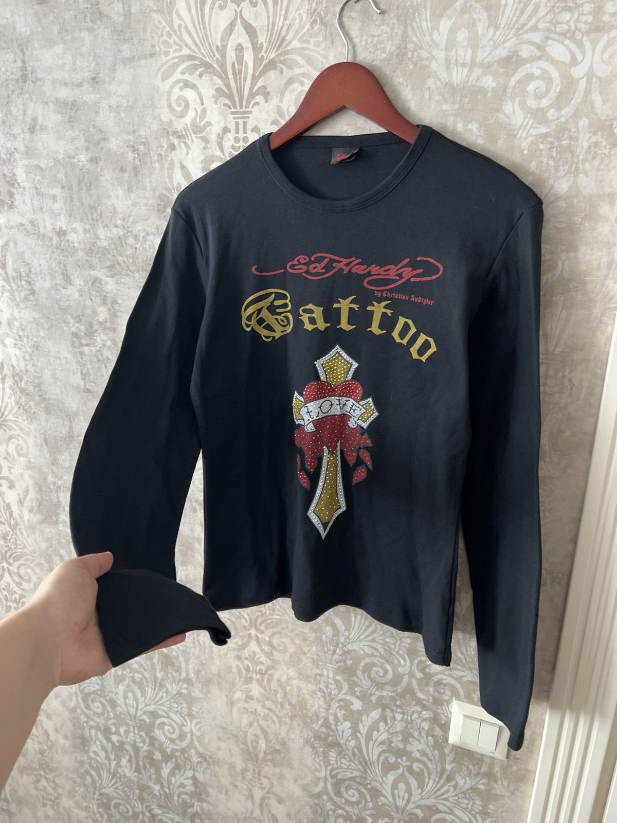 Ed Hardy Vintage Ed Hardy Long Sleeve by Christian Audigier Size US S / EU 44-46 / 1 - 4 Thumbnail
