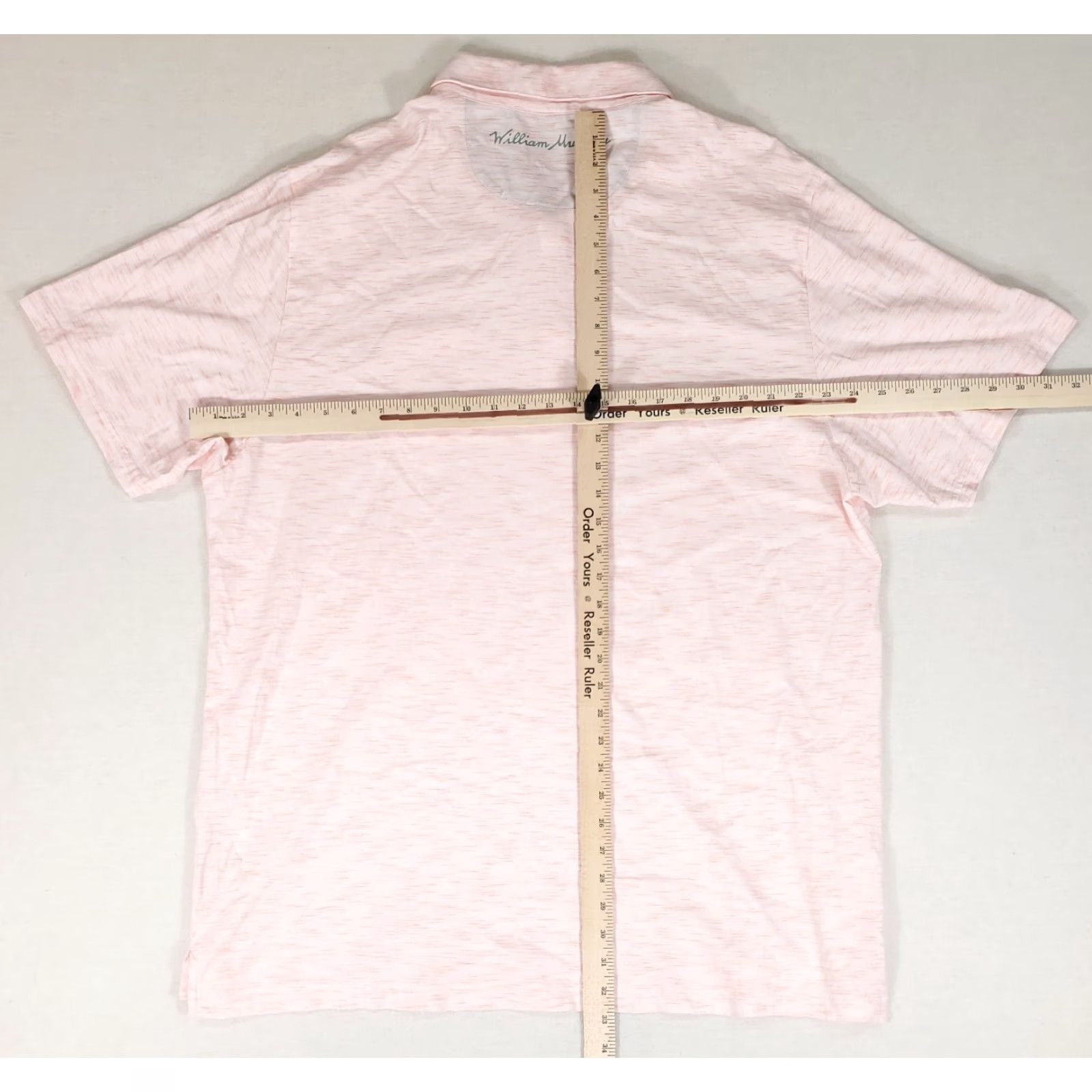 Vintage William Murray Golf Polo Shirt Pink Streaks Short Sleeve Mens XXL Size US XXL / EU 58 / 5 - 5 Thumbnail