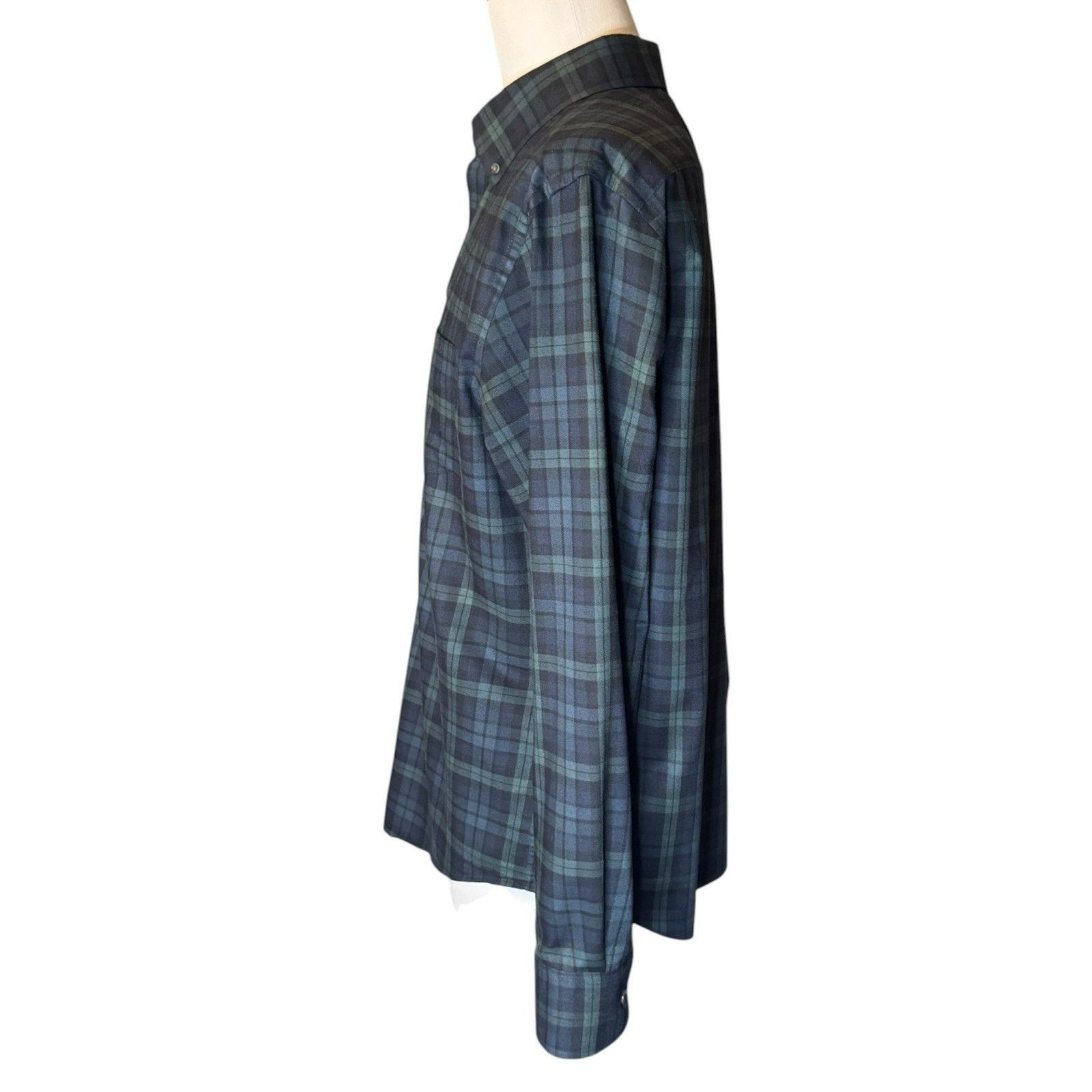 UNTUCKit UNTUCKit Shirt Green Black Watch Plaid Button Down Tartan Size US L / EU 52-54 / 3 - 6 Thumbnail
