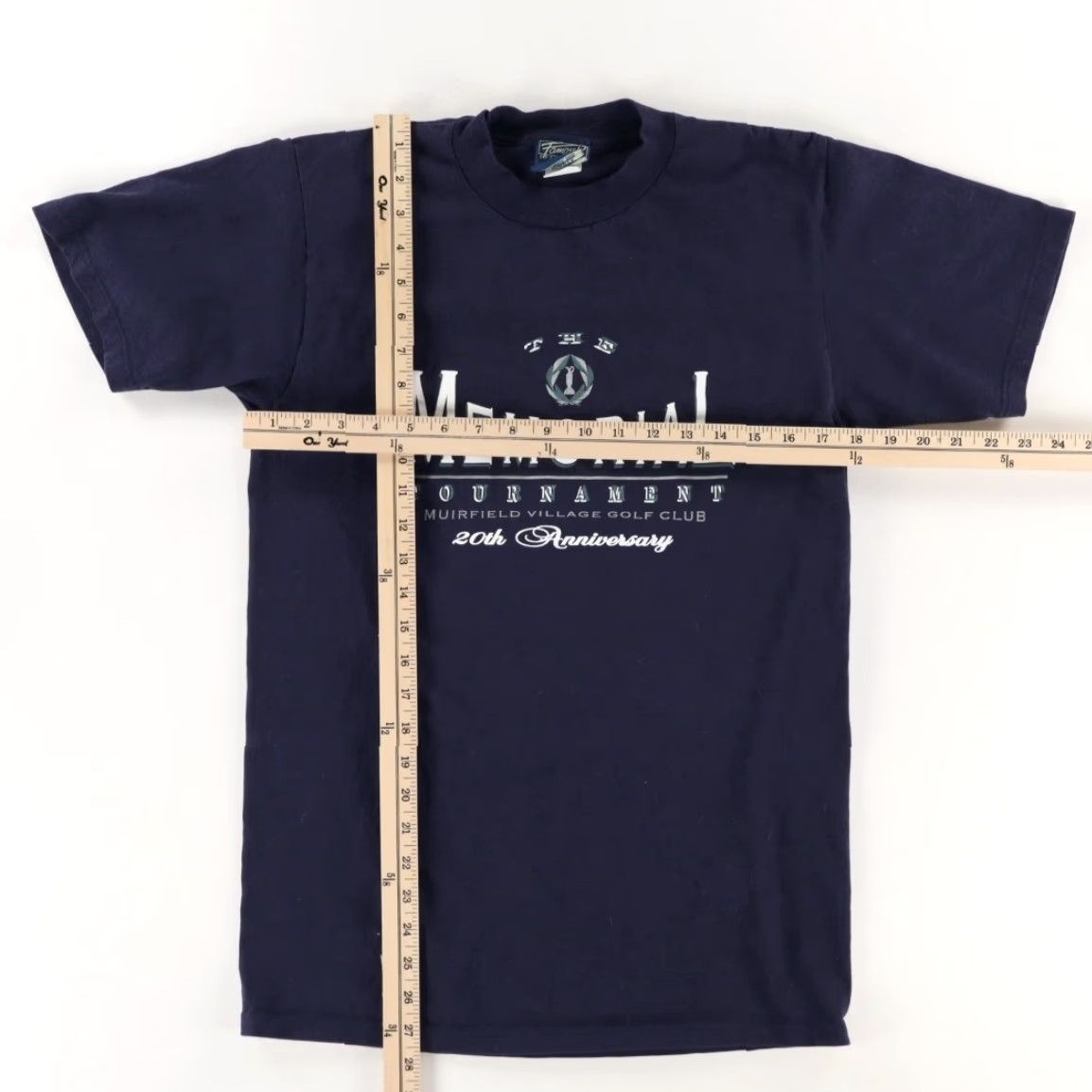 Vintage VTG Famous The Memorial Tournament 20th Solid T-Shirt Navy Men's M Size US M / EU 48-50 / 2 - 3 Thumbnail