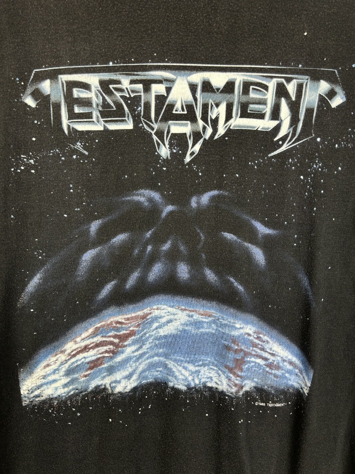 Band Tees 80s Testament 1988 The New Order Thrash Metal T-Shirt ~M Size US M / EU 48-50 / 2 - 2 Thumbnail