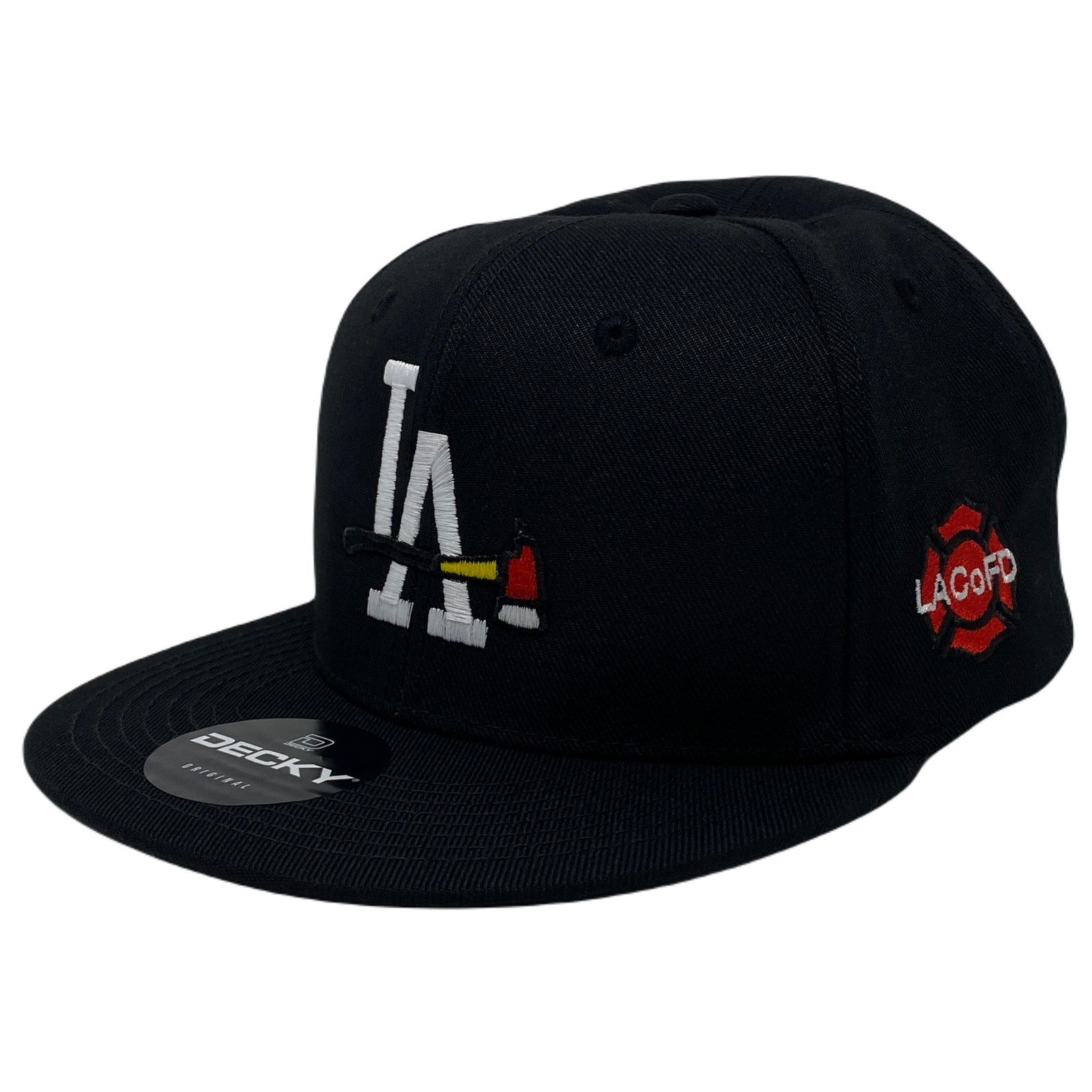 Other Los Angeles LA Axe 2 Snapback Hat All Black Size ONE SIZE - 3 Thumbnail