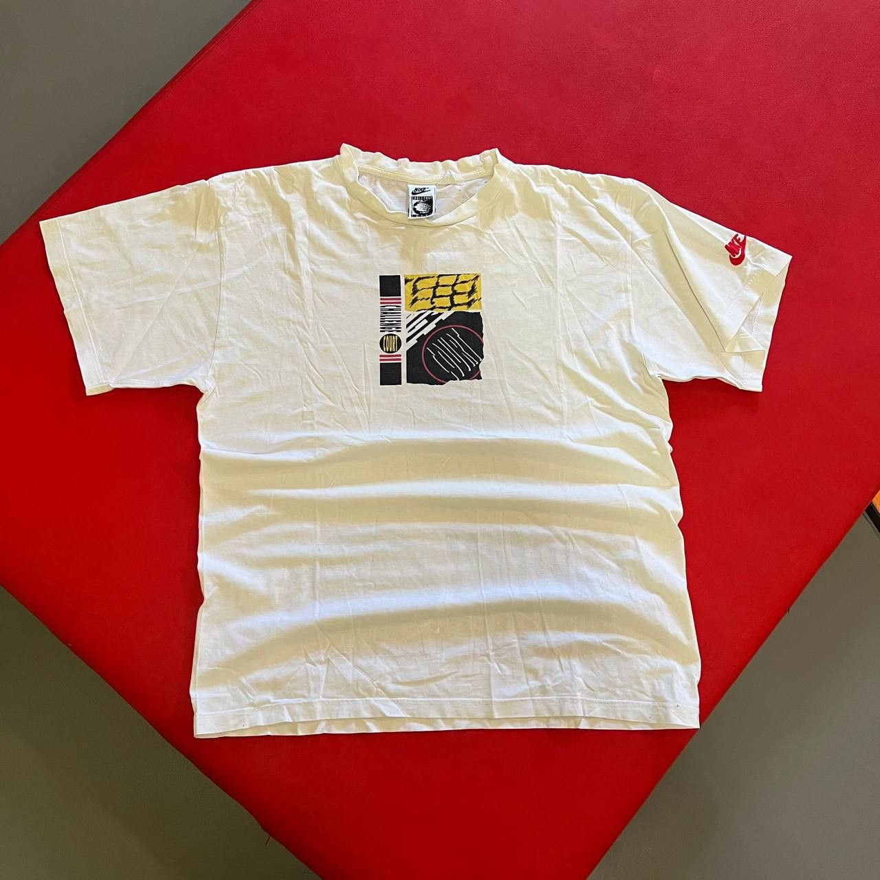 Vintage Nike Challenge Court Andre Agassi vintage t shirt size XL Size US XL / EU 56 / 4 - 1 Thumbnail