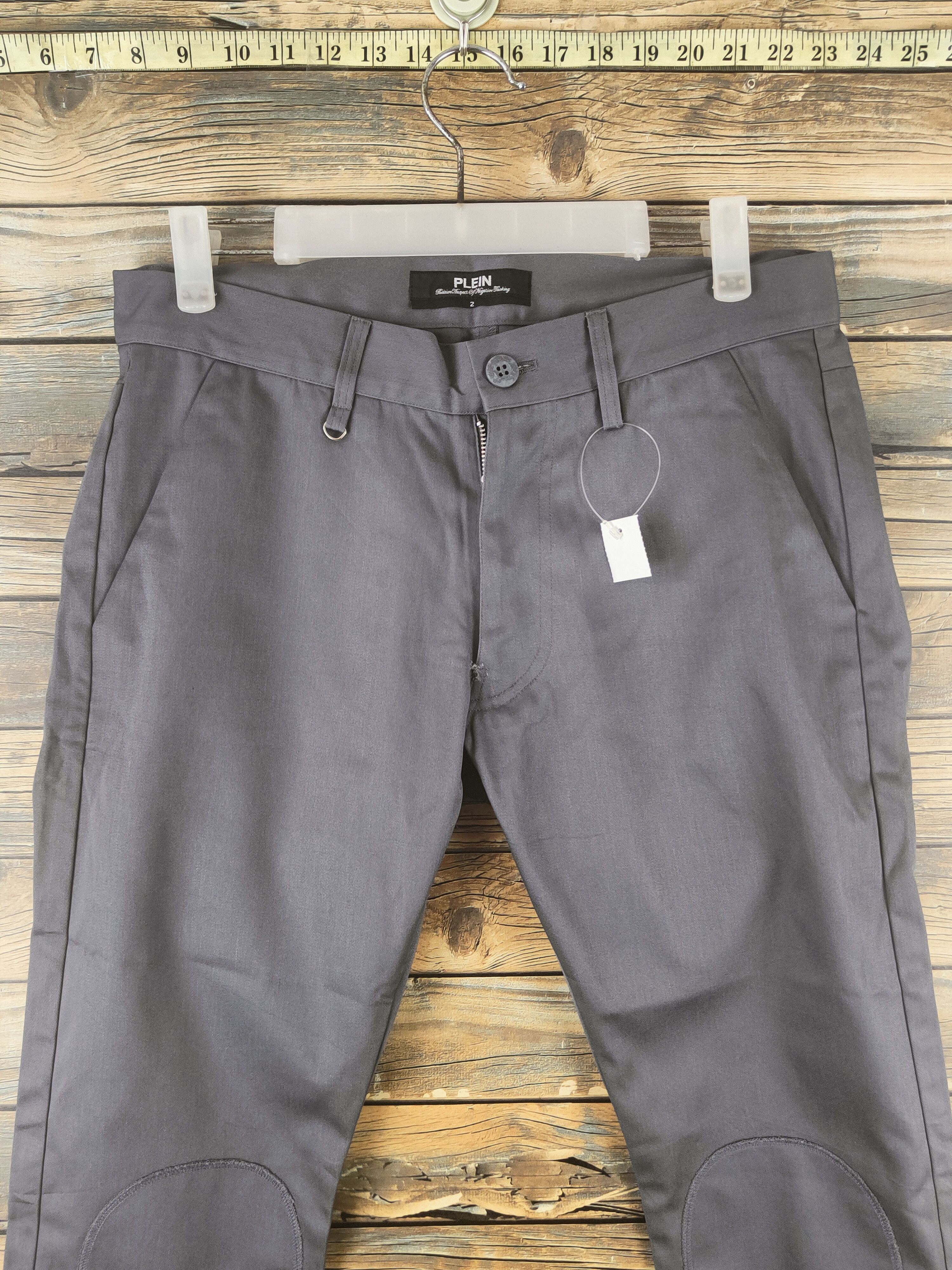 Japanese Brand DL Plein Gray Multipocket Casual Pants #46-323 Size 30" / US 8 / IT 44 - 2 Thumbnail