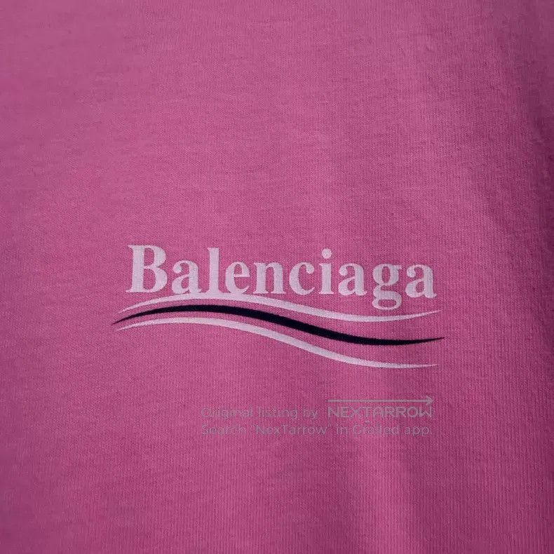 Balenciaga Balenciaga Logo letter print casual round-neck short-sleev Size US L / EU 52-54 / 3 - 2 Thumbnail