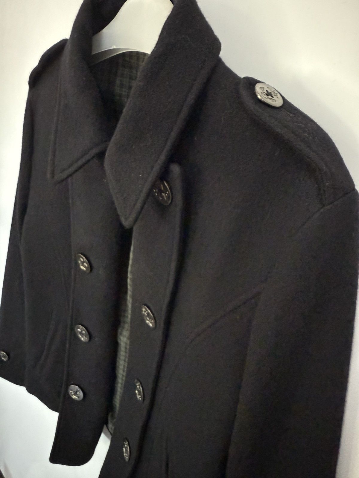 Japanese Brand 🔥 PPFM NAPOLEON WOOL JACKET DOUBLE BREASTED Size US XS / EU 42 / 0 - 5 Thumbnail
